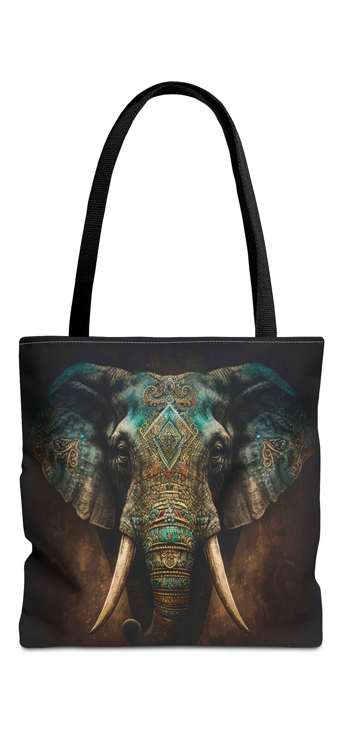 Intricate Ivory Elephant Tote Bag