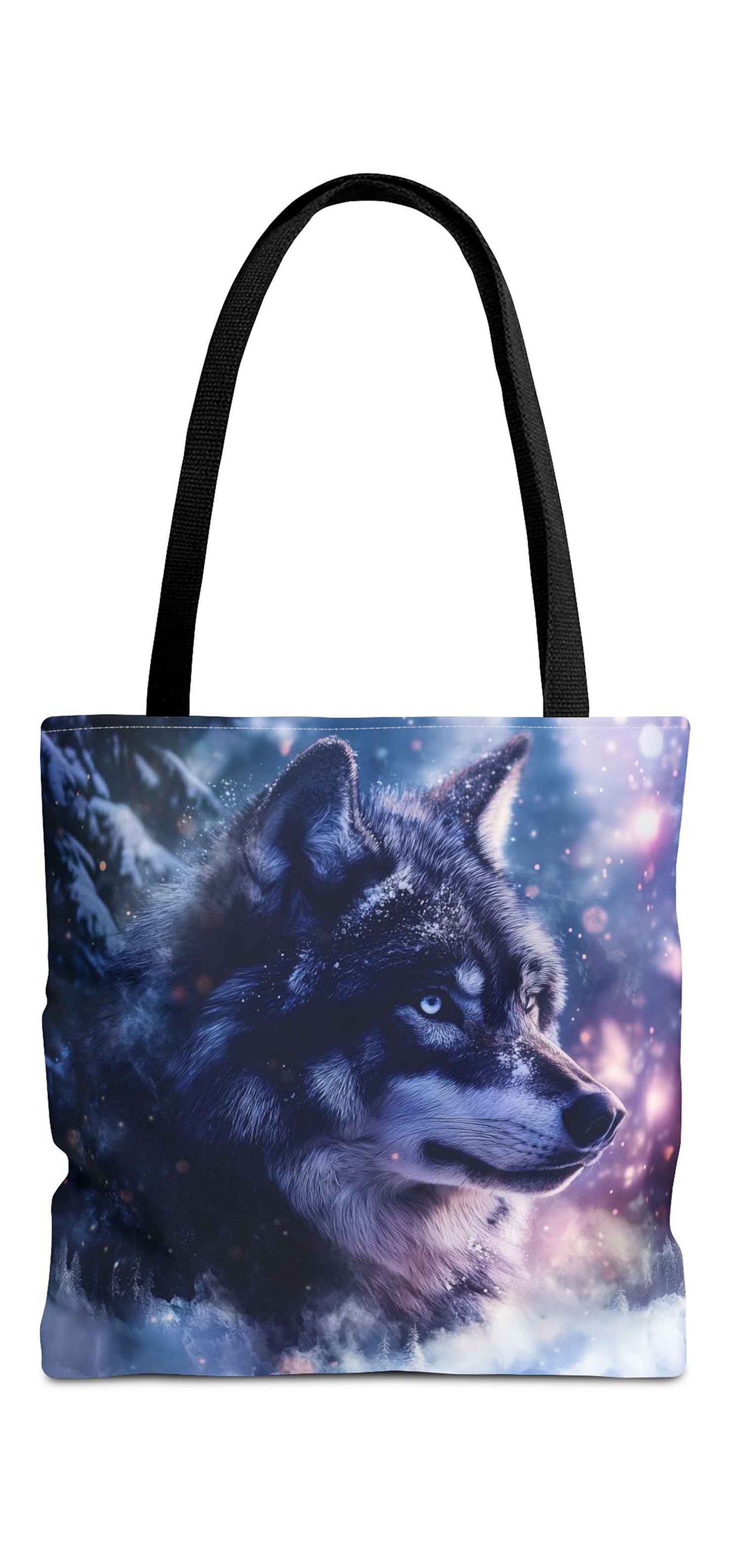 Frosted Wolf Tote Bag