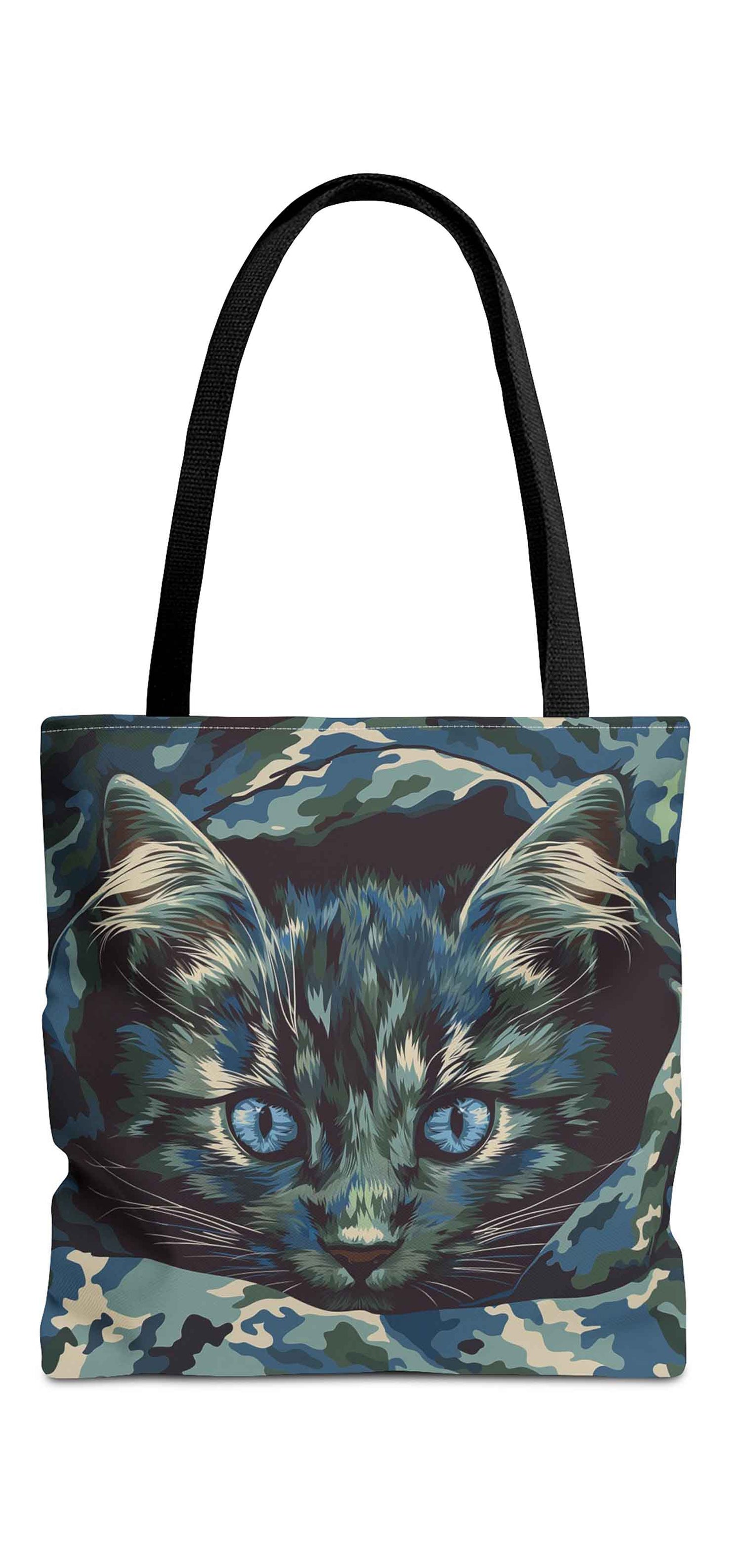 Camo Cat Tote Bag