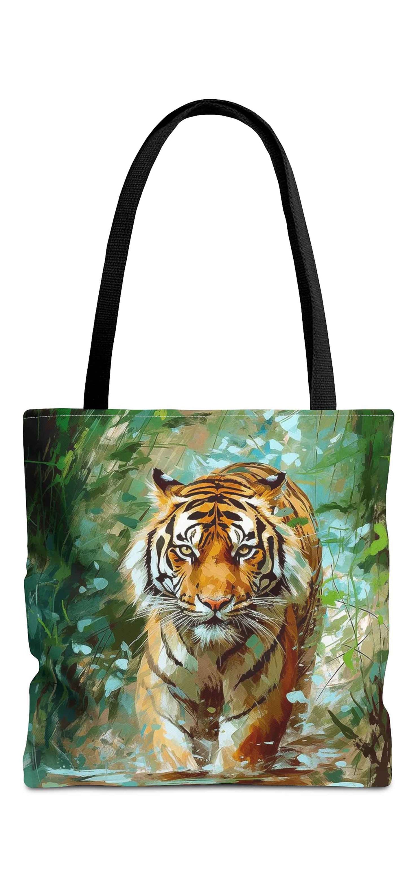 Through the River Tiger Tote Bag