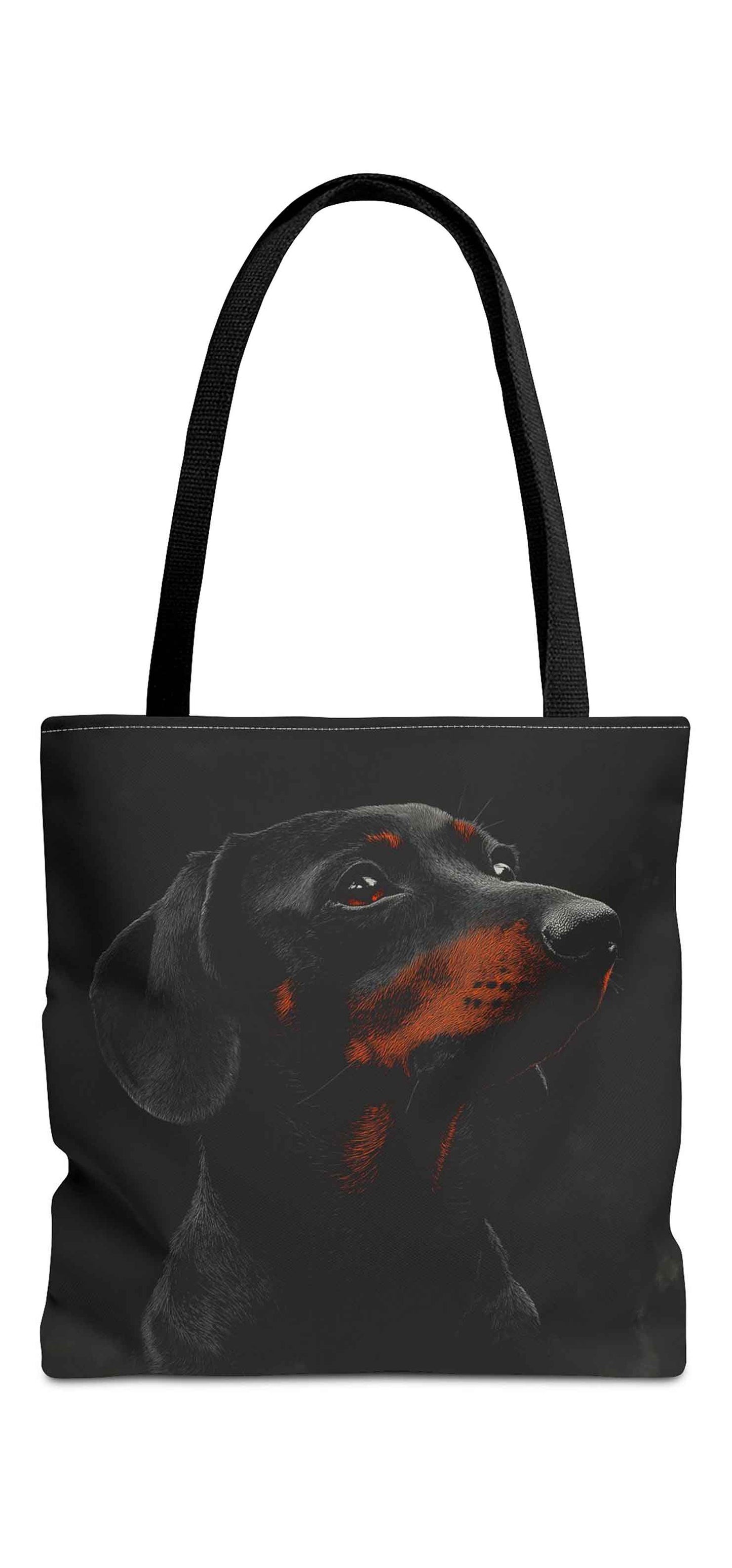 Elegant Dachshund Tote Bag