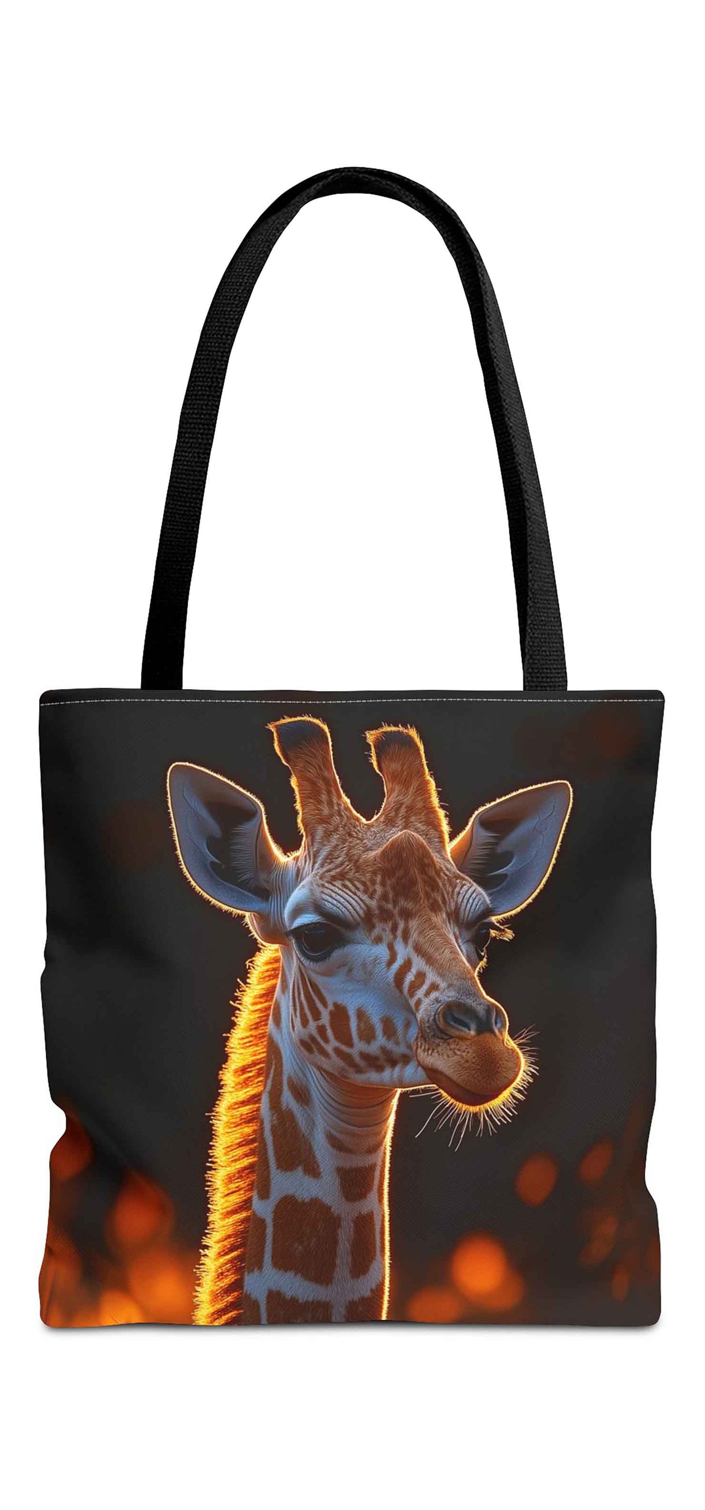 Golden Glow Giraffe Tote Bag