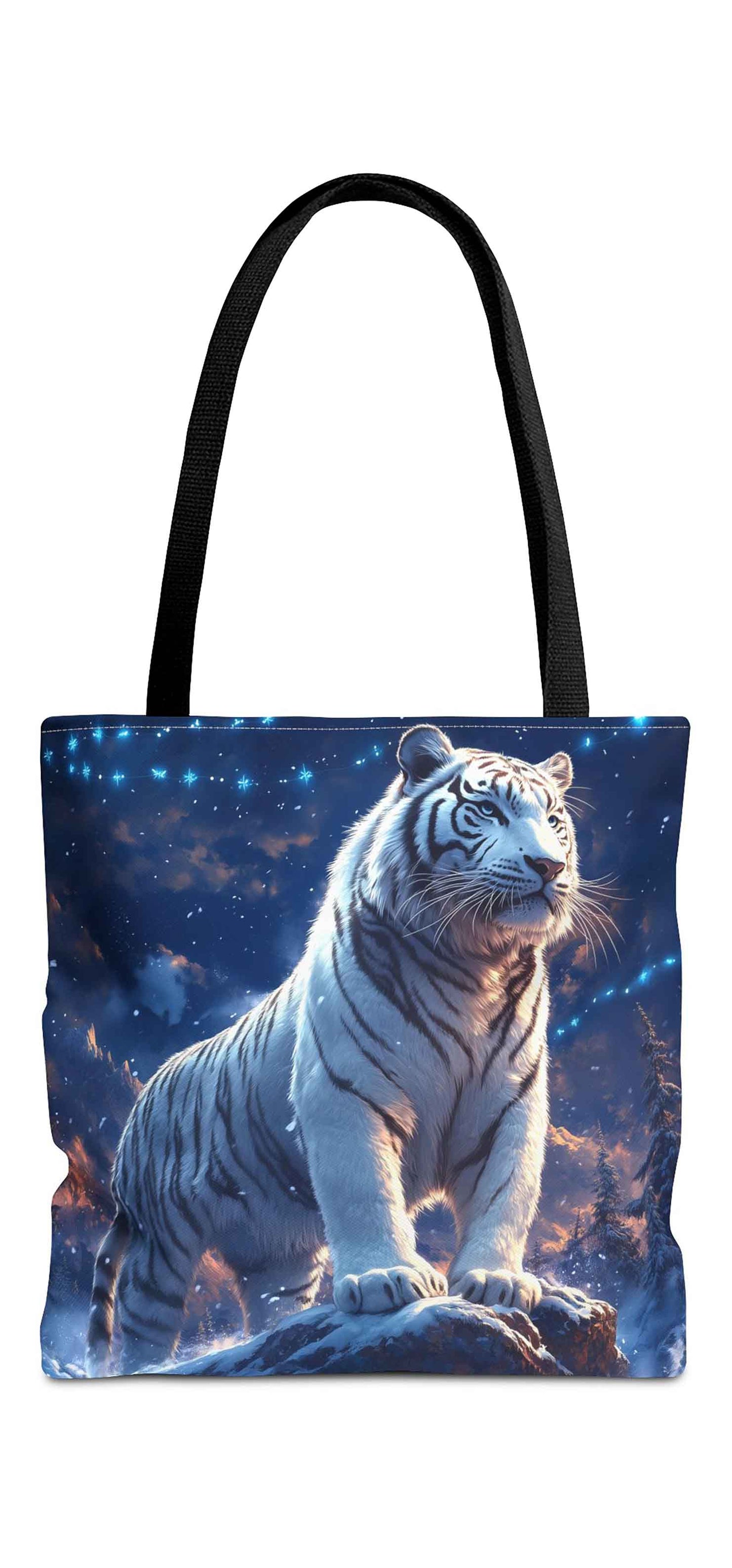 Frost Guardian Tiger Tote Bag