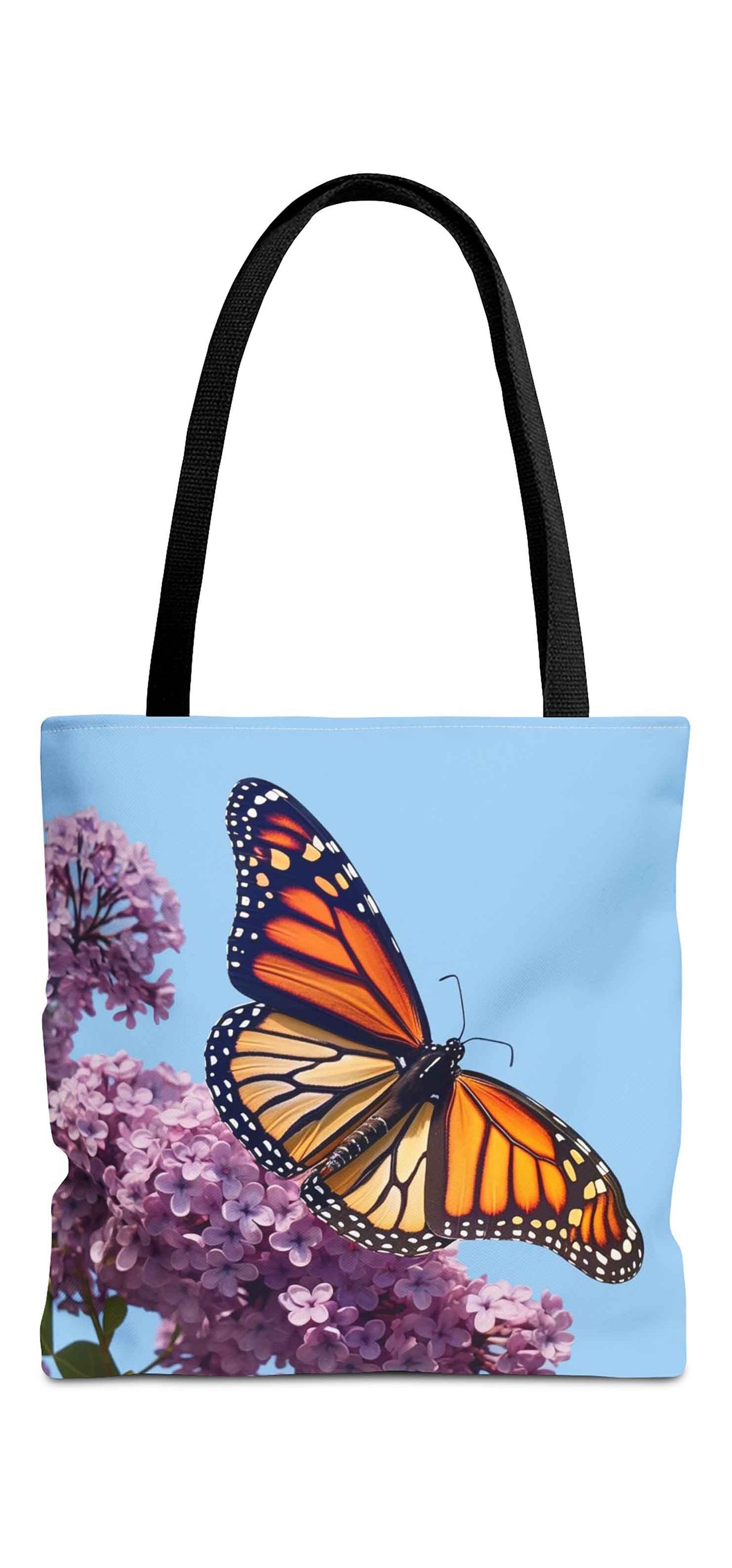 Lilac Flight Butterfly Tote Bag