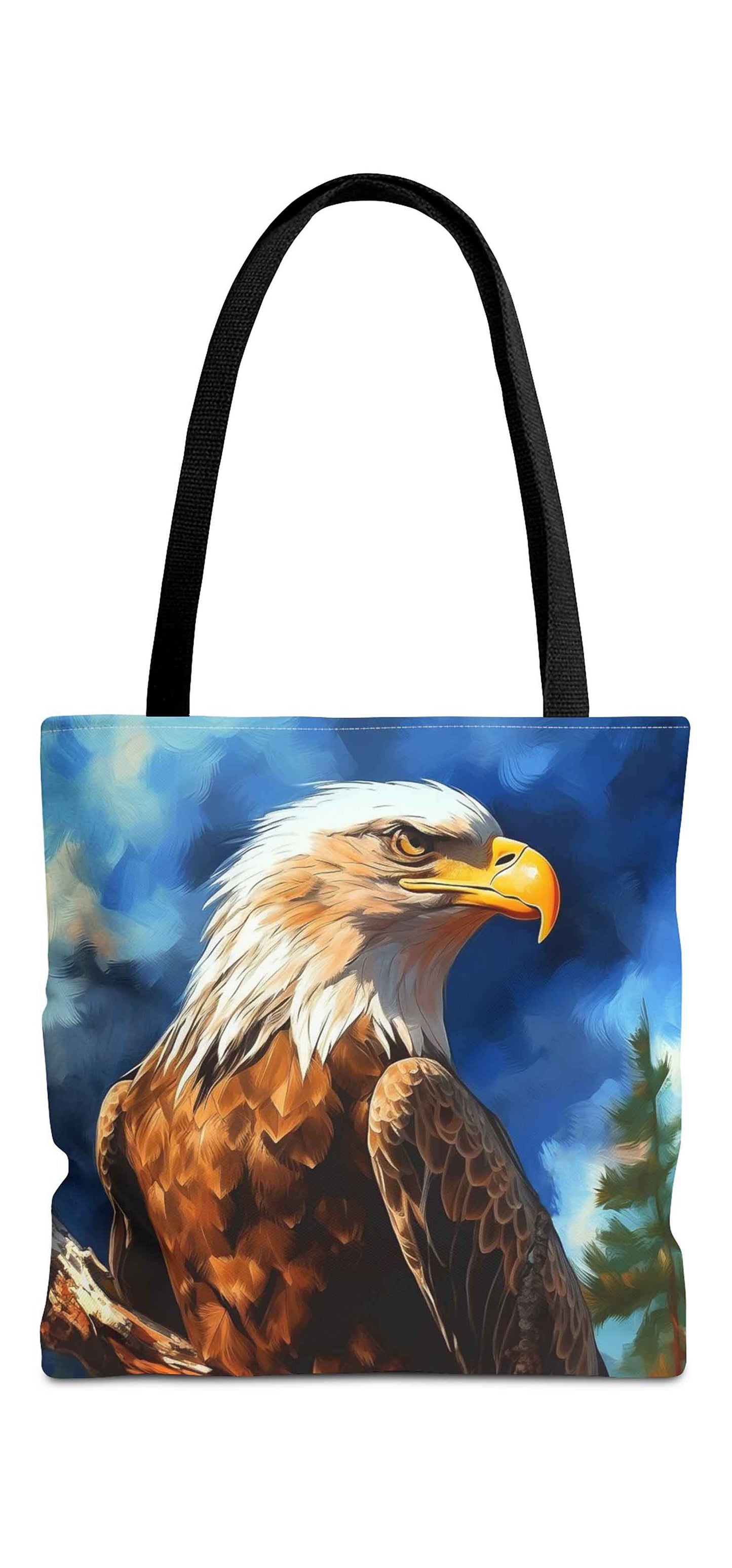 Surreal Stare Eagle Tote Bag