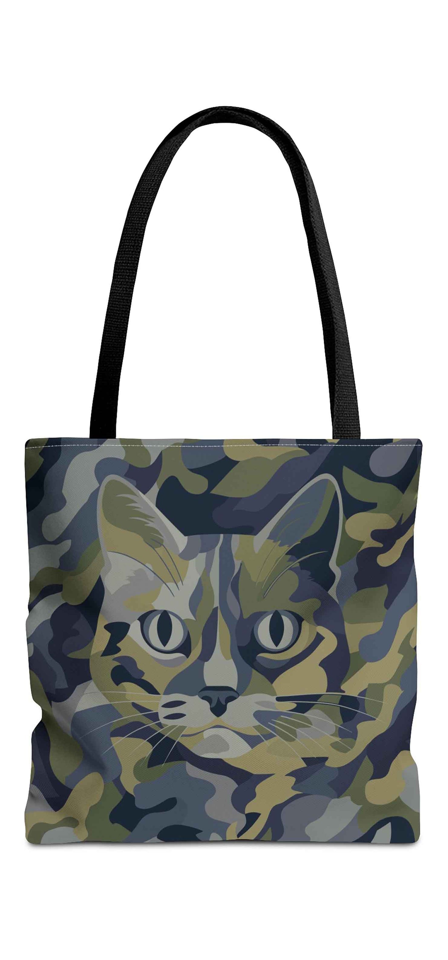 Military Cat Tote Bag