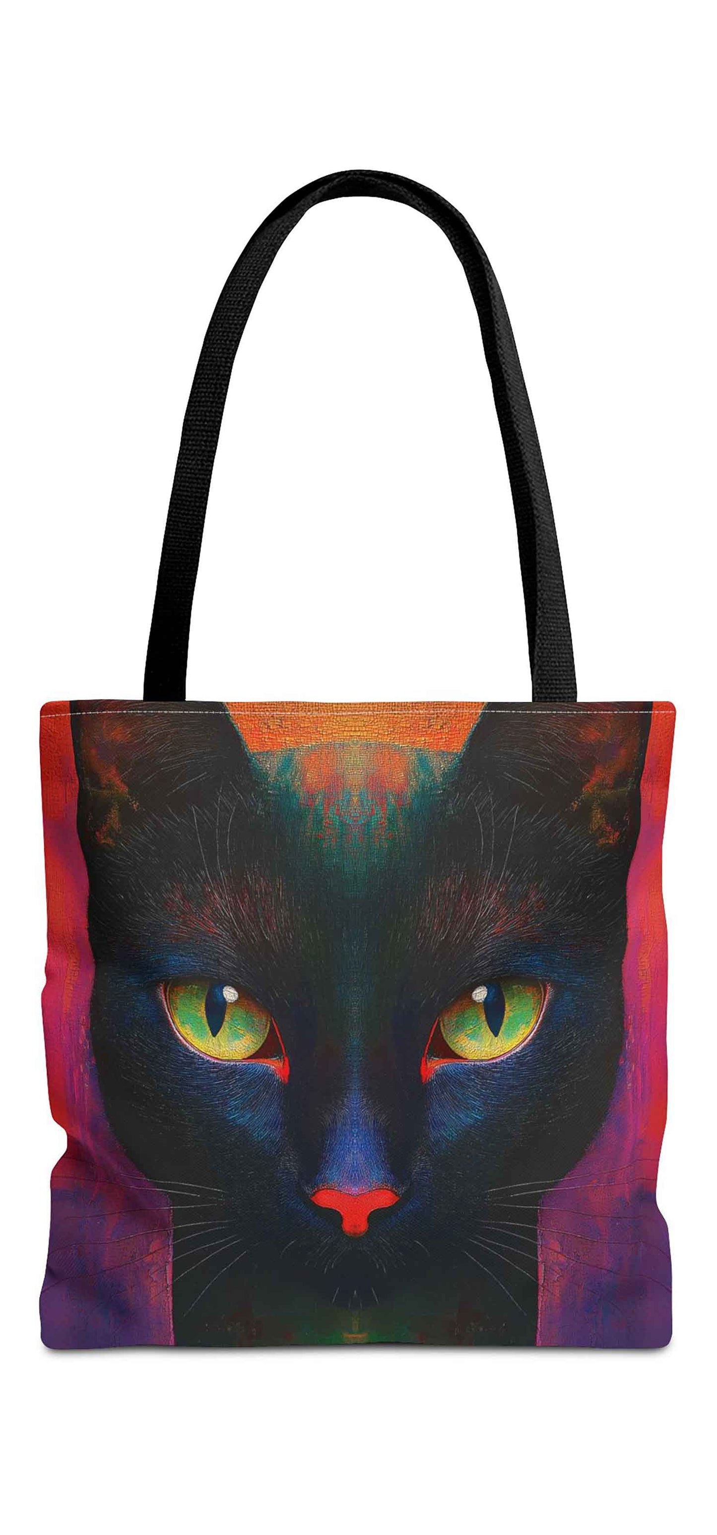 Mystic Midnight Cat Tote Bag