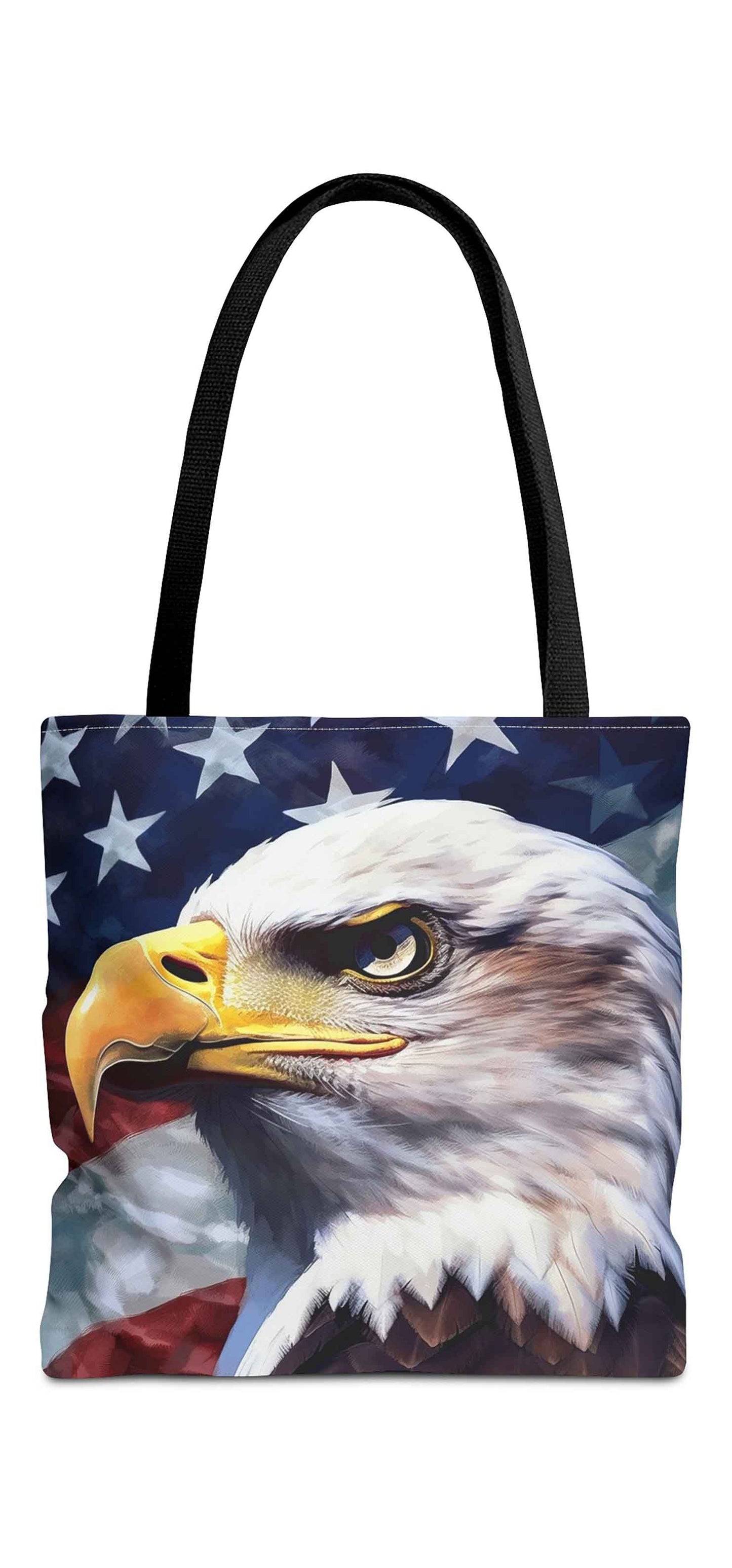 Stars & Feathers Eagle Tote Bag