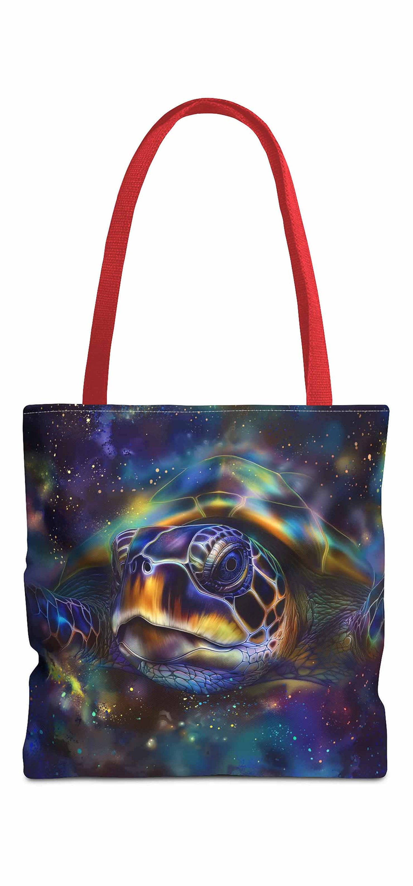 Nebula Turtle Tote Bag
