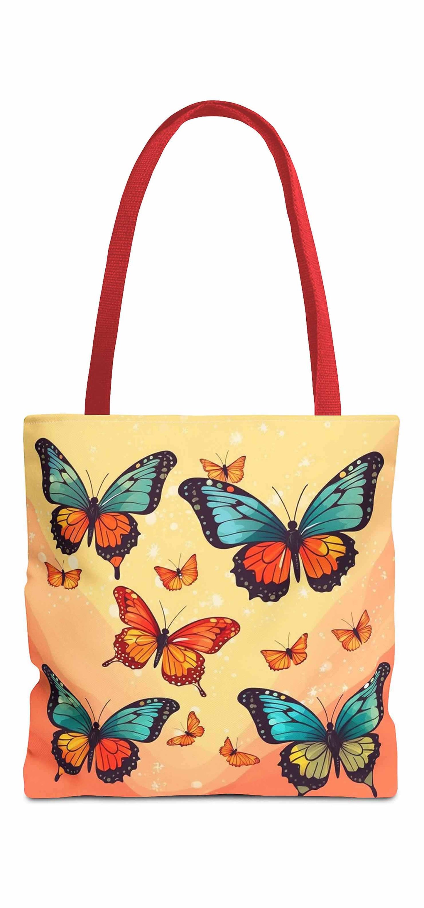 Radiant Wings Butterfly Tote Bag