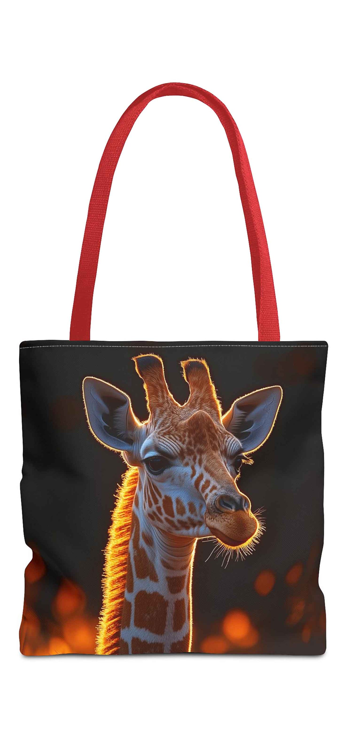 Golden Glow Giraffe Tote Bag