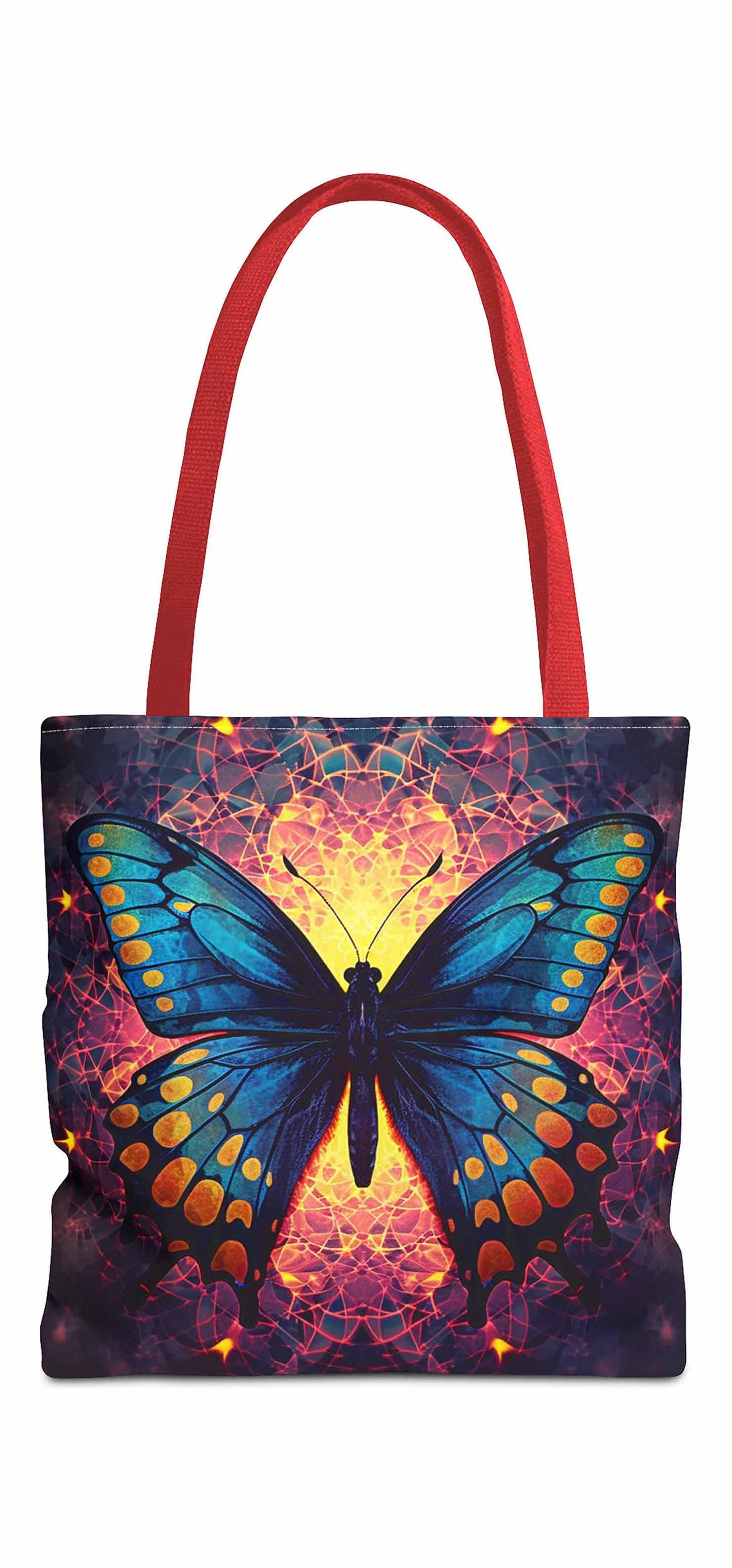 Magical Mandala Butterfly Tote Bag