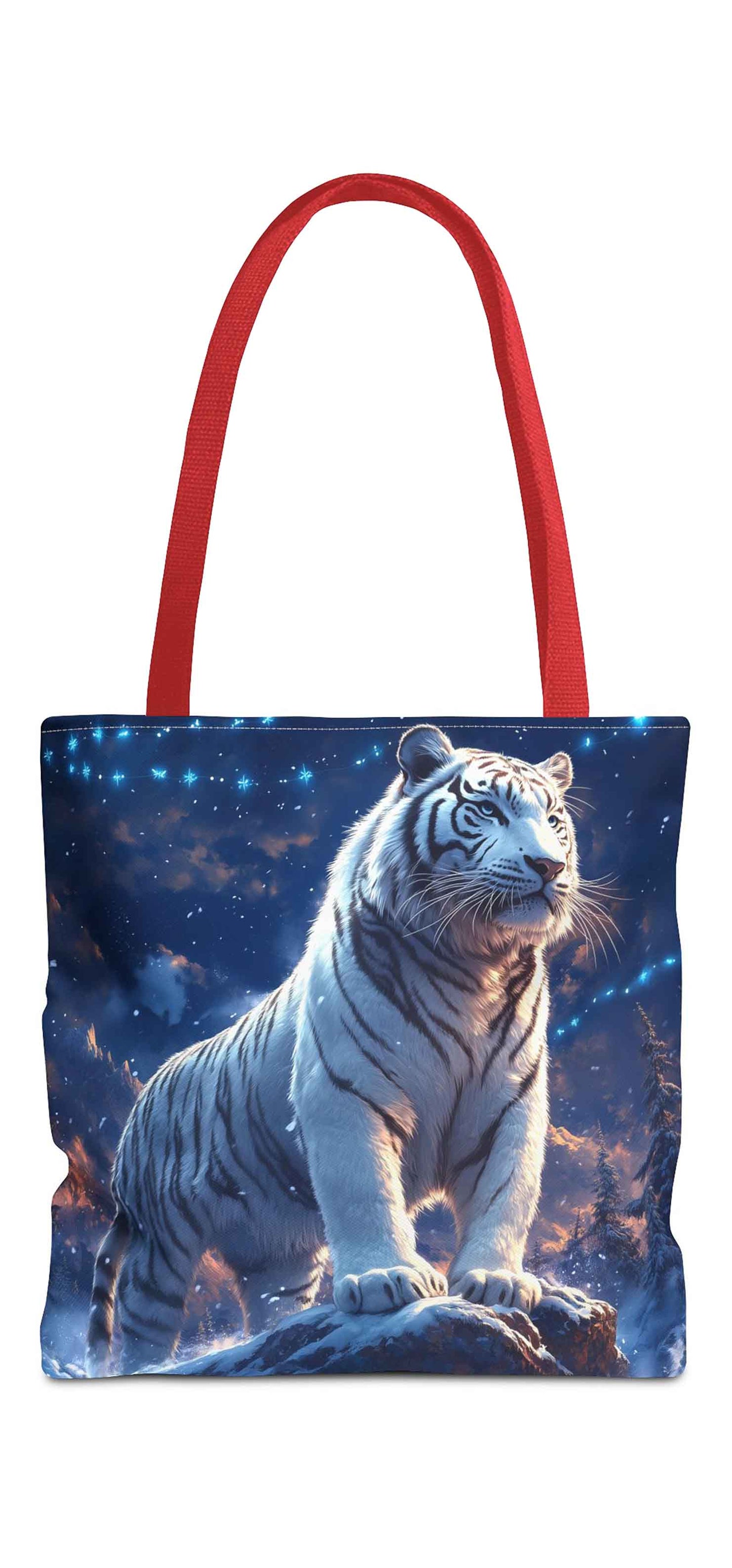 Frost Guardian Tiger Tote Bag