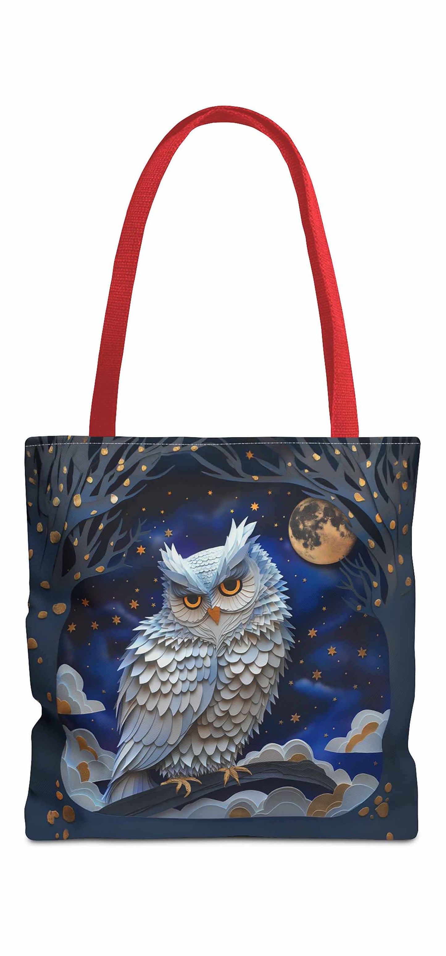 Kirigami Owl Tote Bag