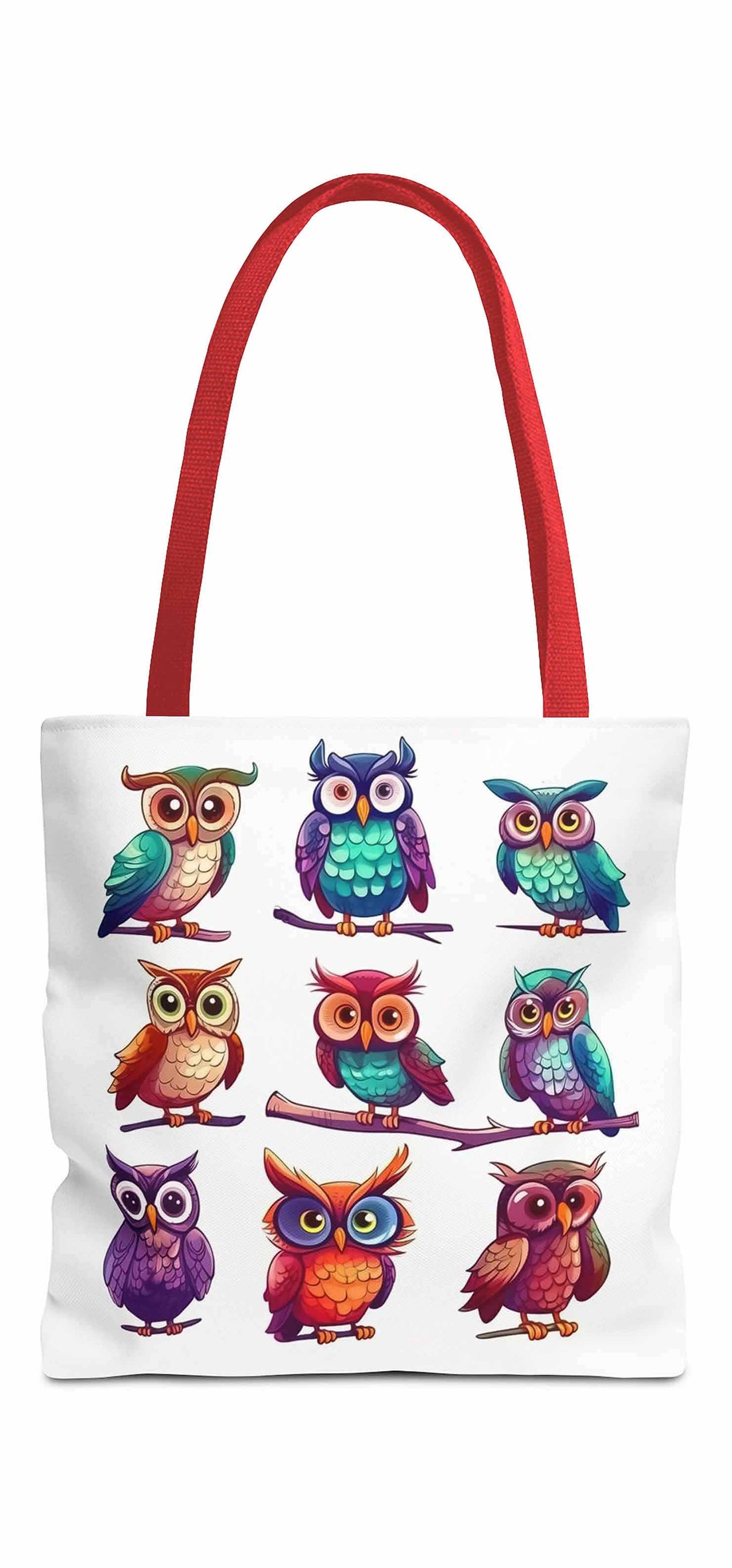 Feather Fiesta Owl Tote Bag