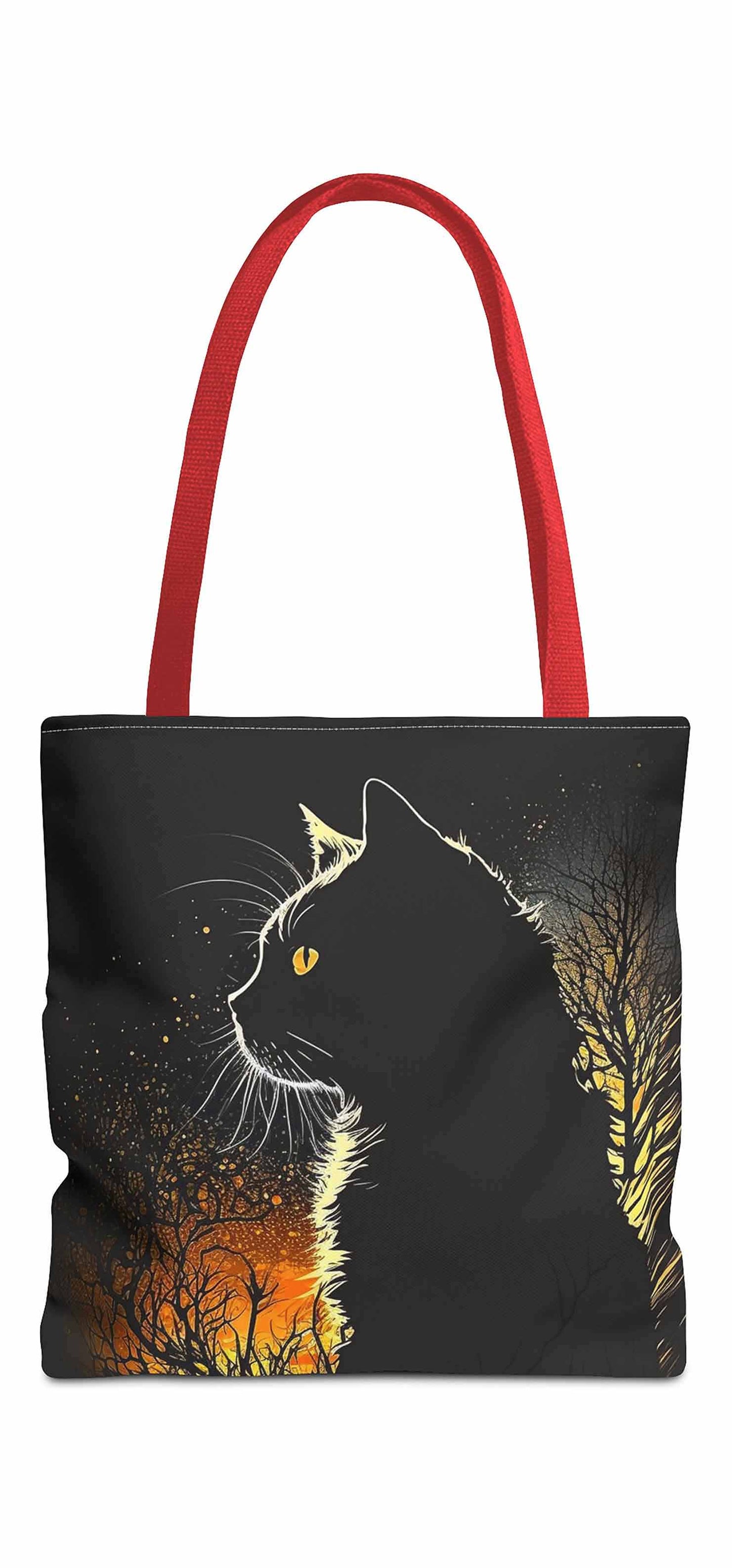 Nighttime Feline Tote Bag