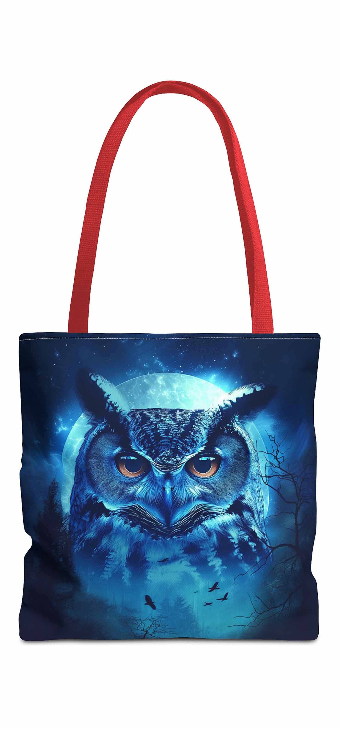 Moonlit Guardian Owl Tote Bag