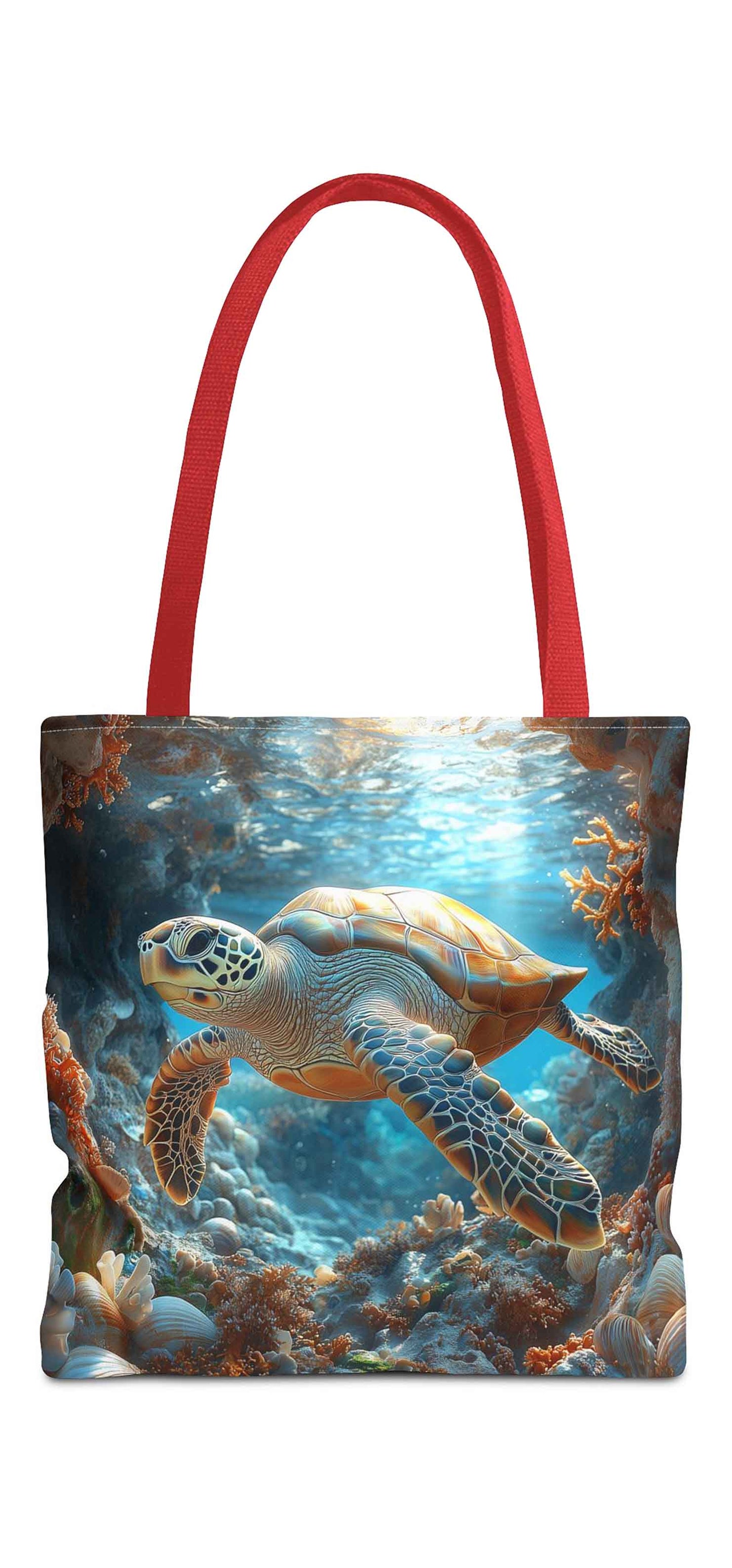 Ocean Explorer Turtle Tote Bag