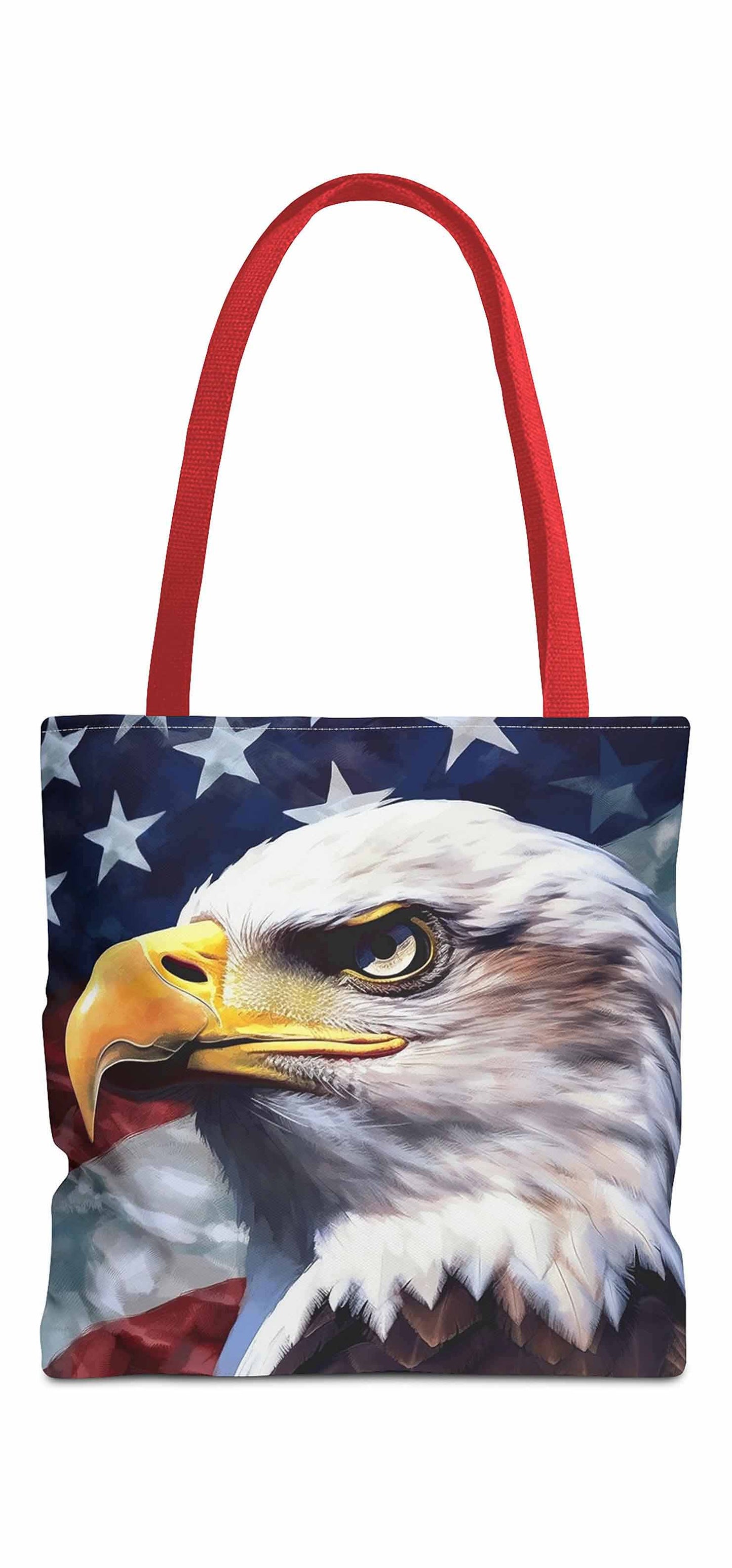 Stars & Feathers Eagle Tote Bag