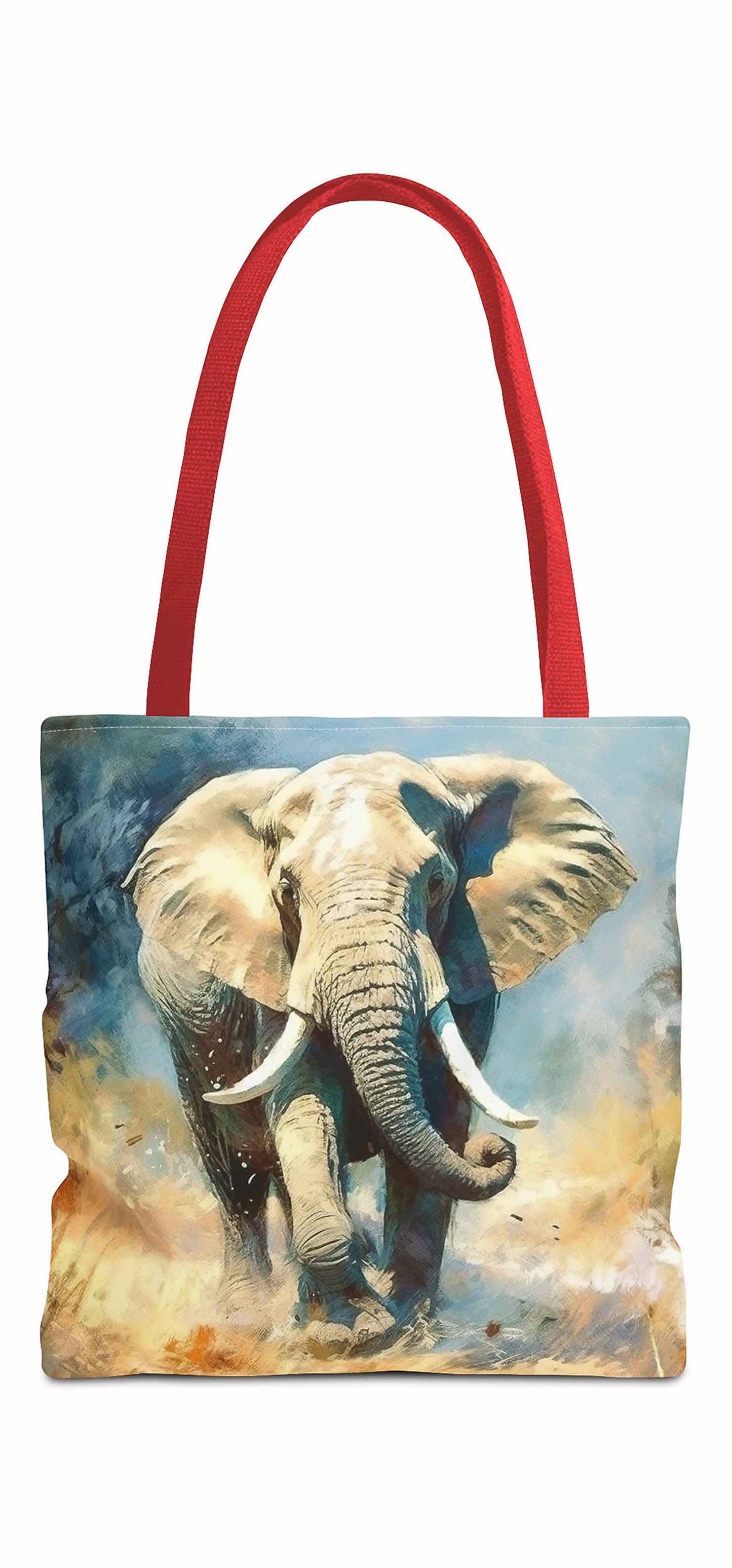 Safari Stride Elephant Tote Bag