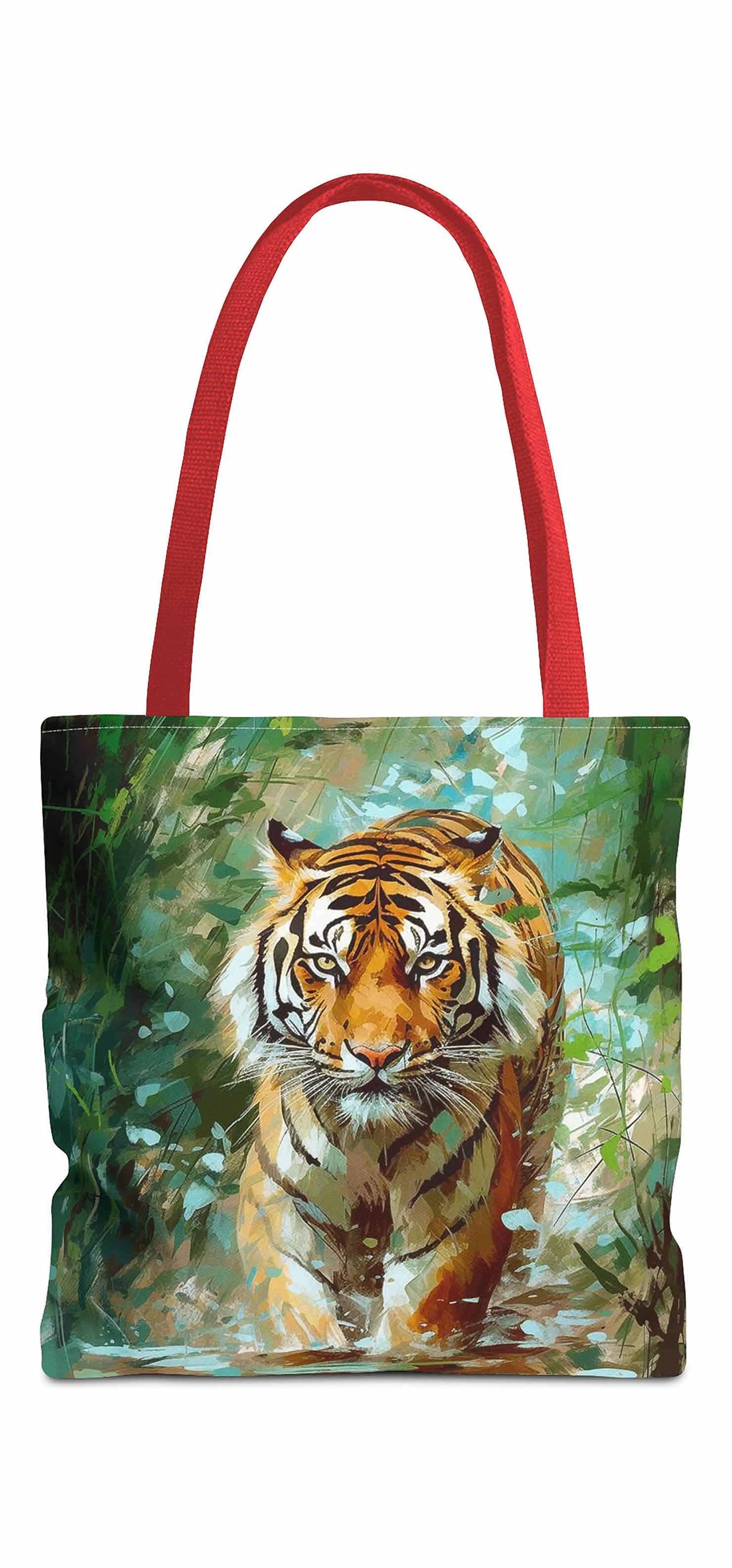 Through the River Tiger Tote Bag