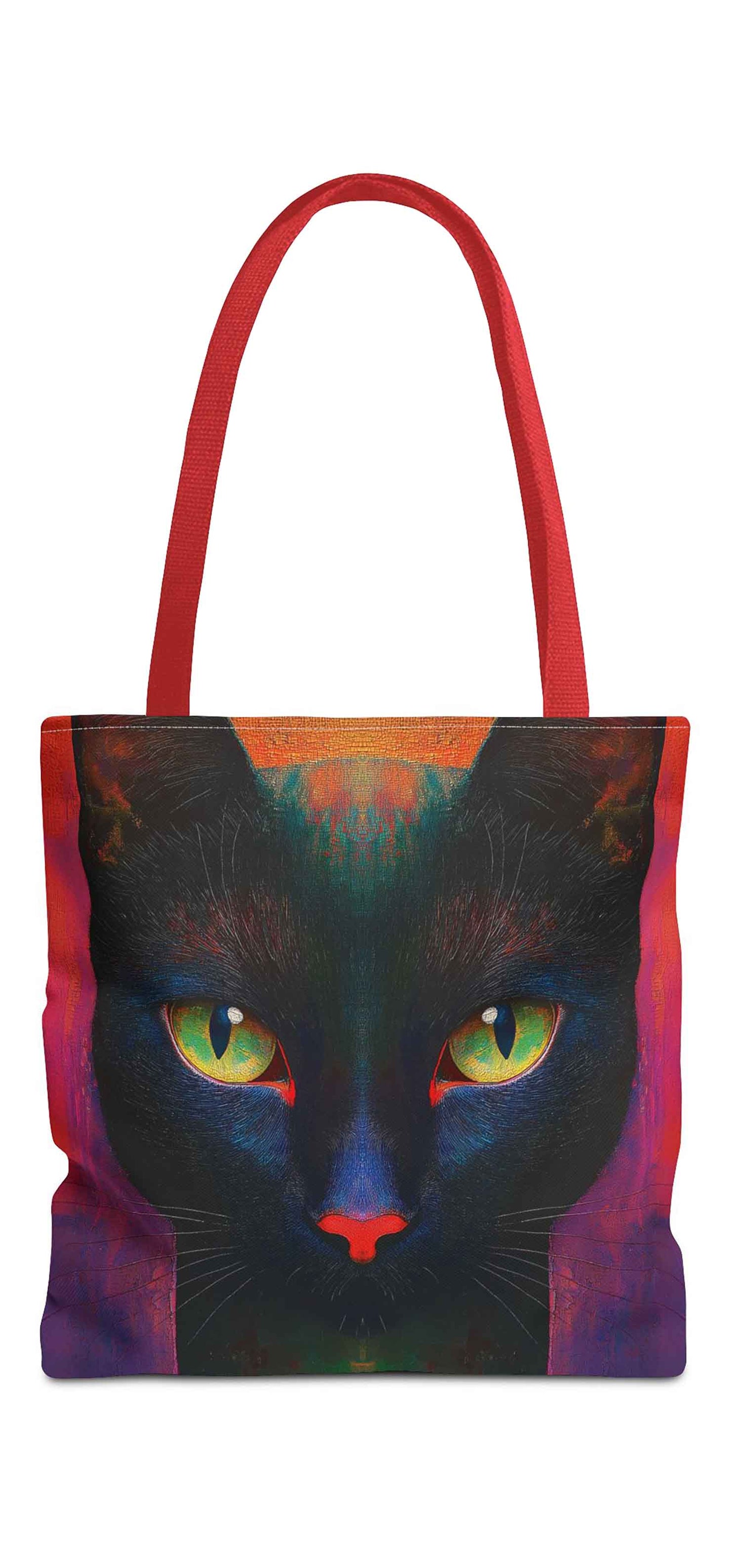 Mystic Midnight Cat Tote Bag