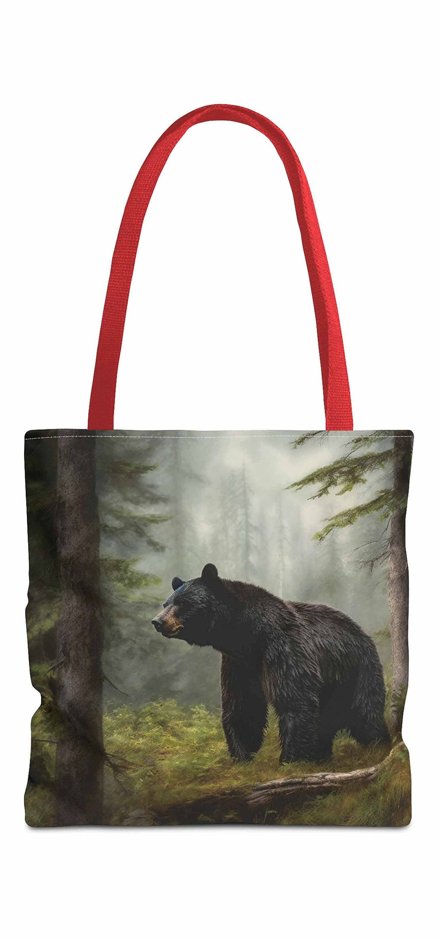 Wildwood Black Bear Tote Bag
