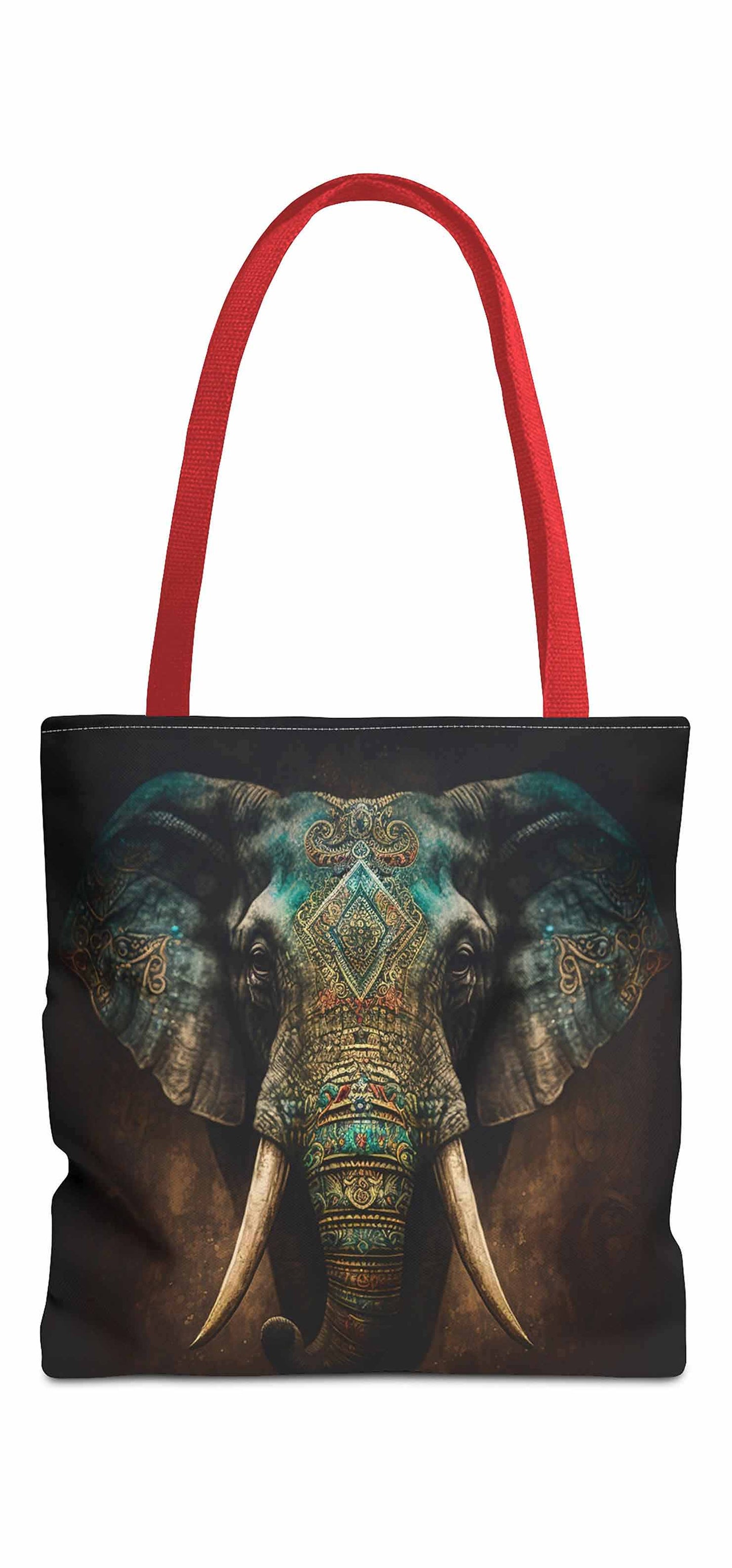 Intricate Ivory Elephant Tote Bag