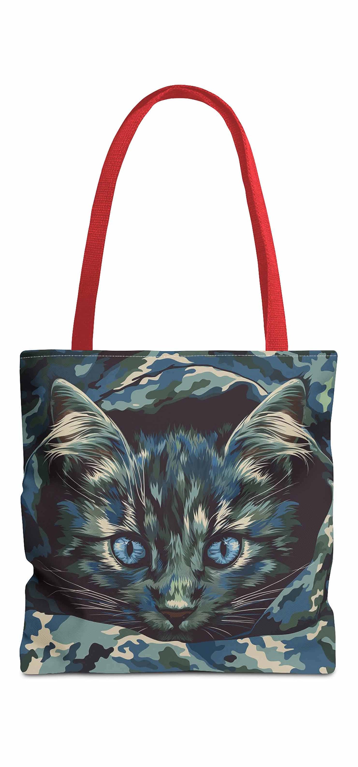 Camo Cat Tote Bag