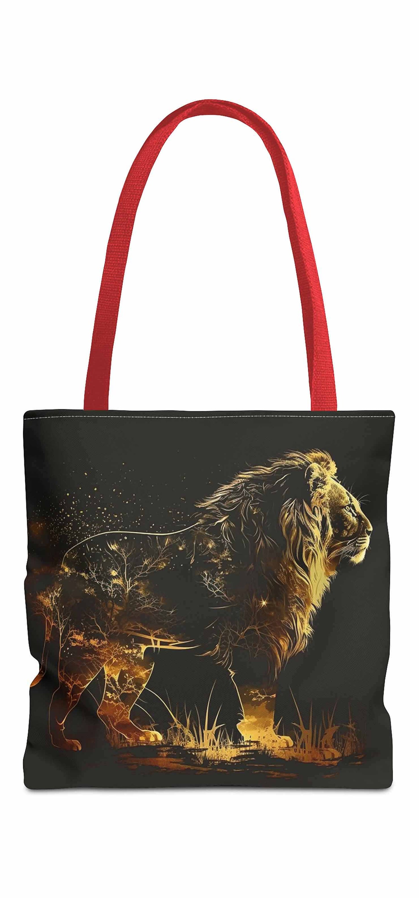 Majestic Lion's Gaze Tote Bag
