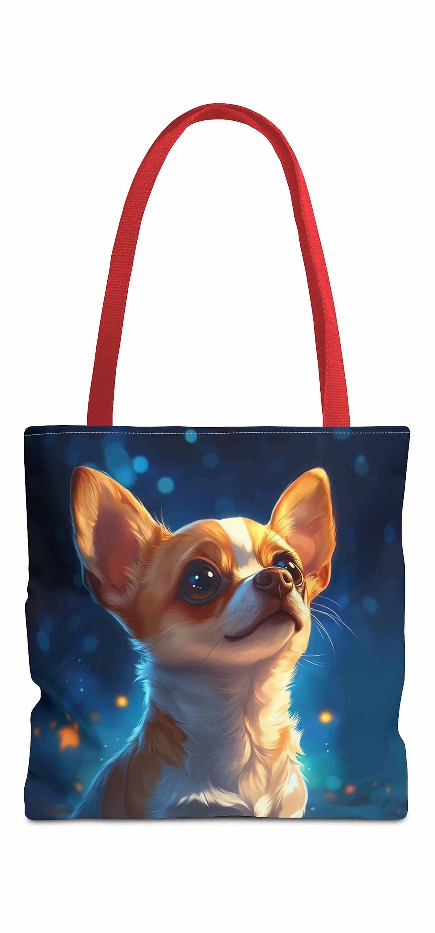 Starry-Eyed Chihuahua Tote Bag