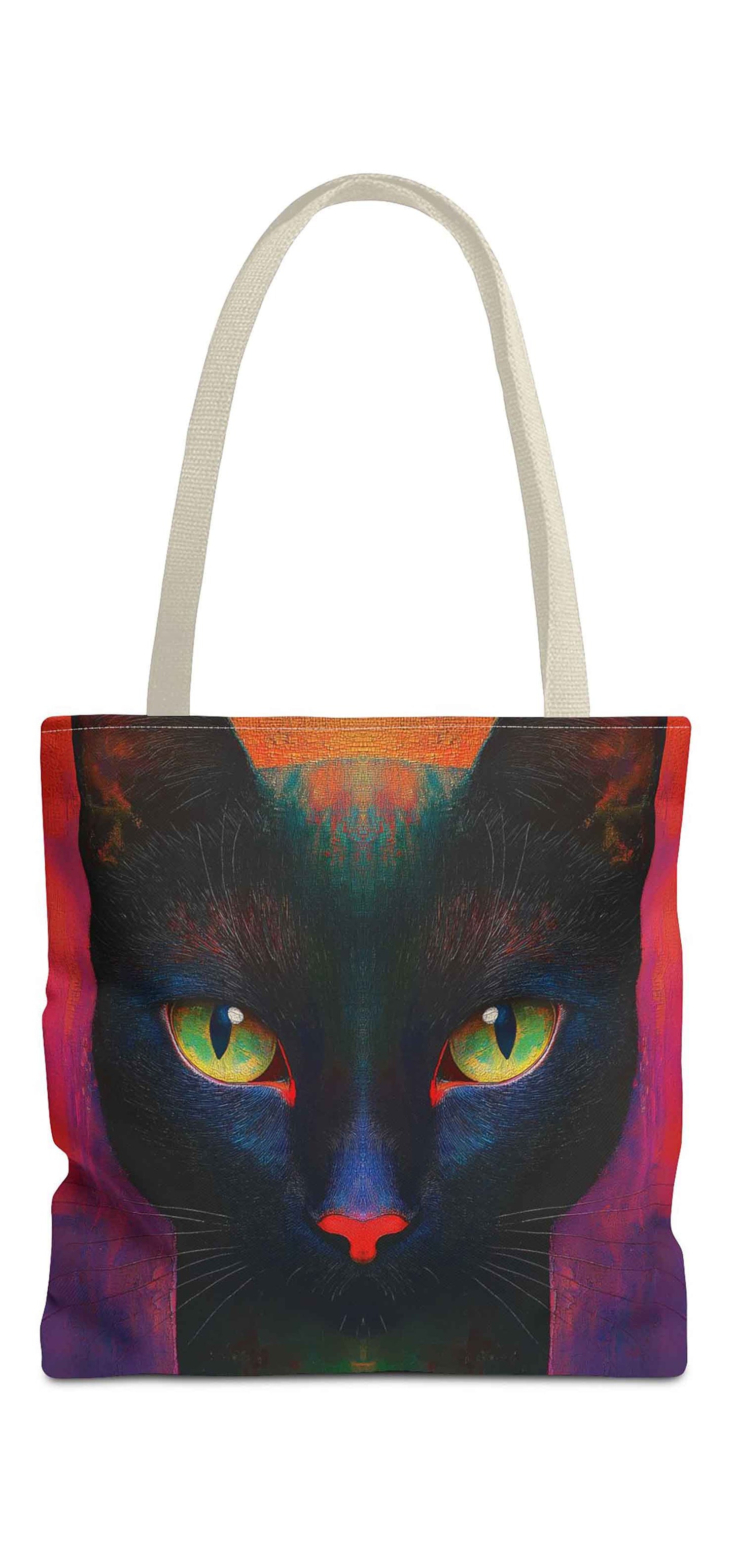 Mystic Midnight Cat Tote Bag