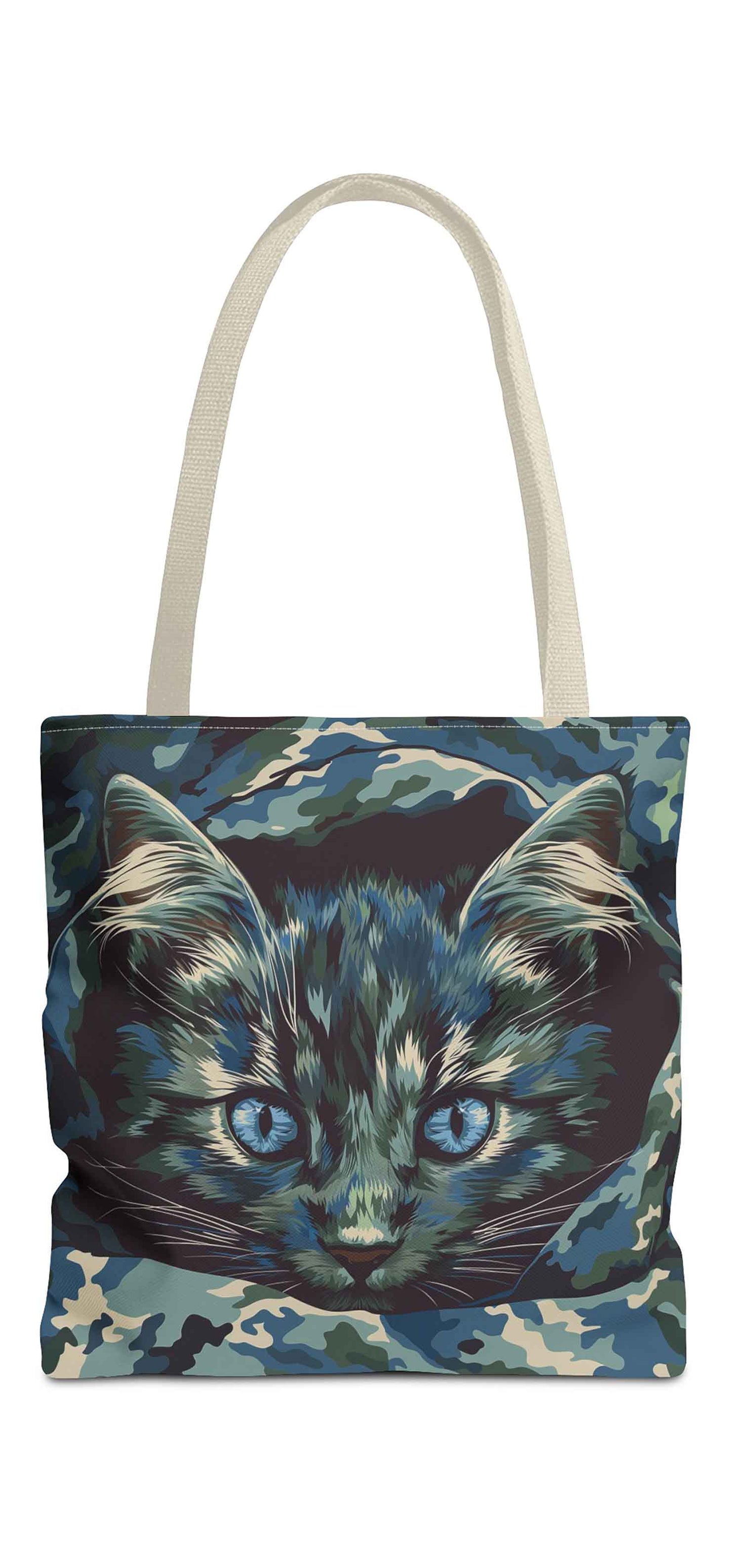 Camo Cat Tote Bag