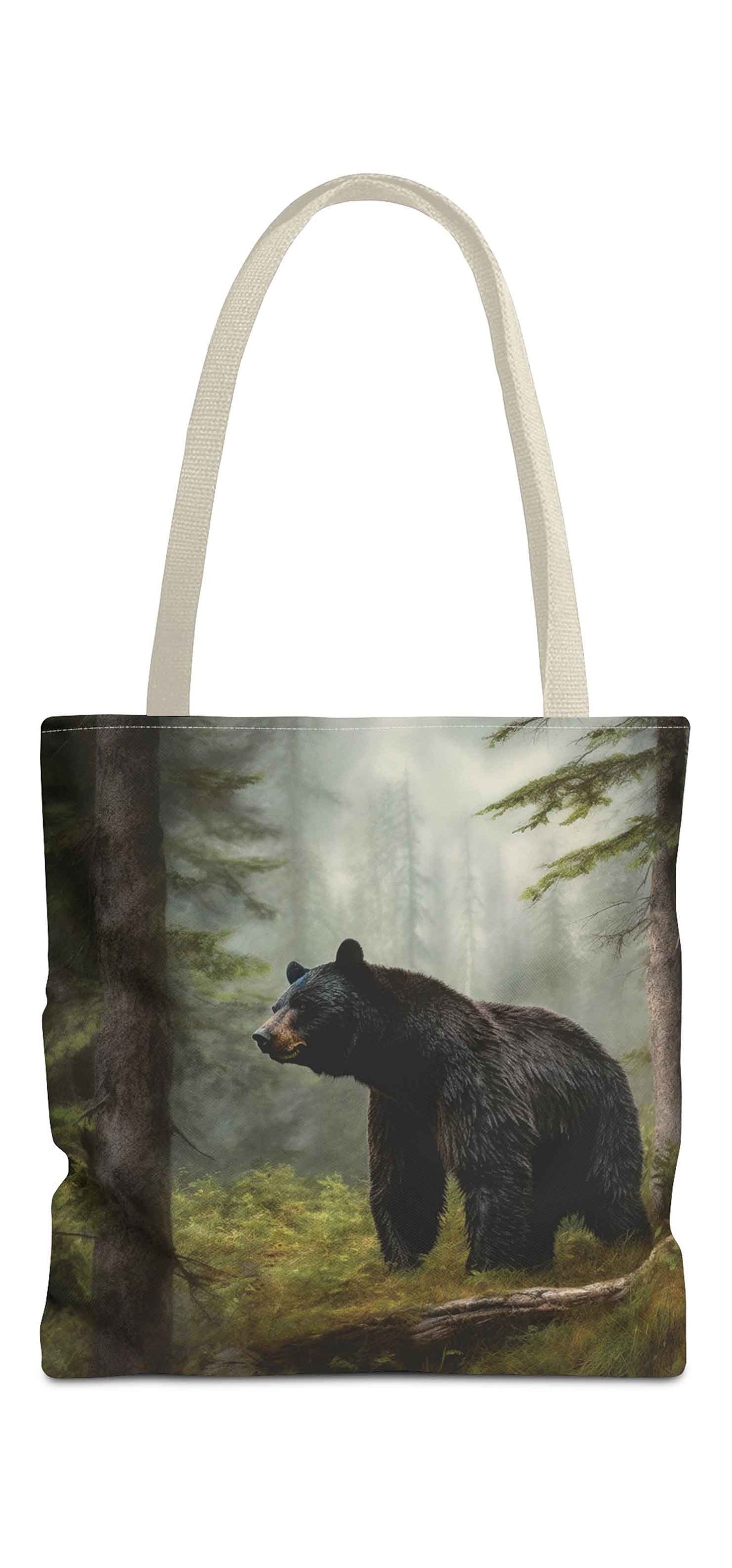Wildwood Black Bear Tote Bag