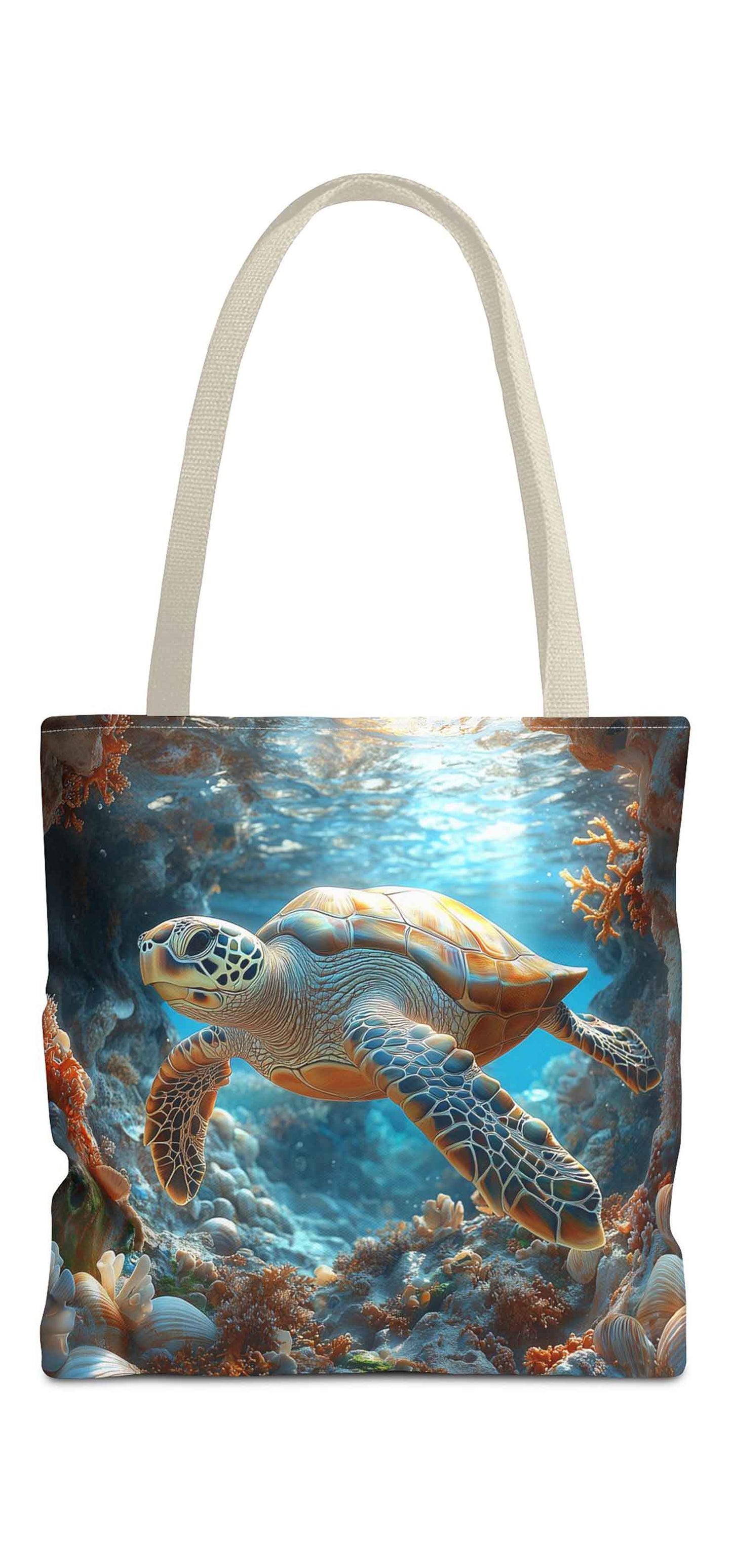 Ocean Explorer Turtle Tote Bag