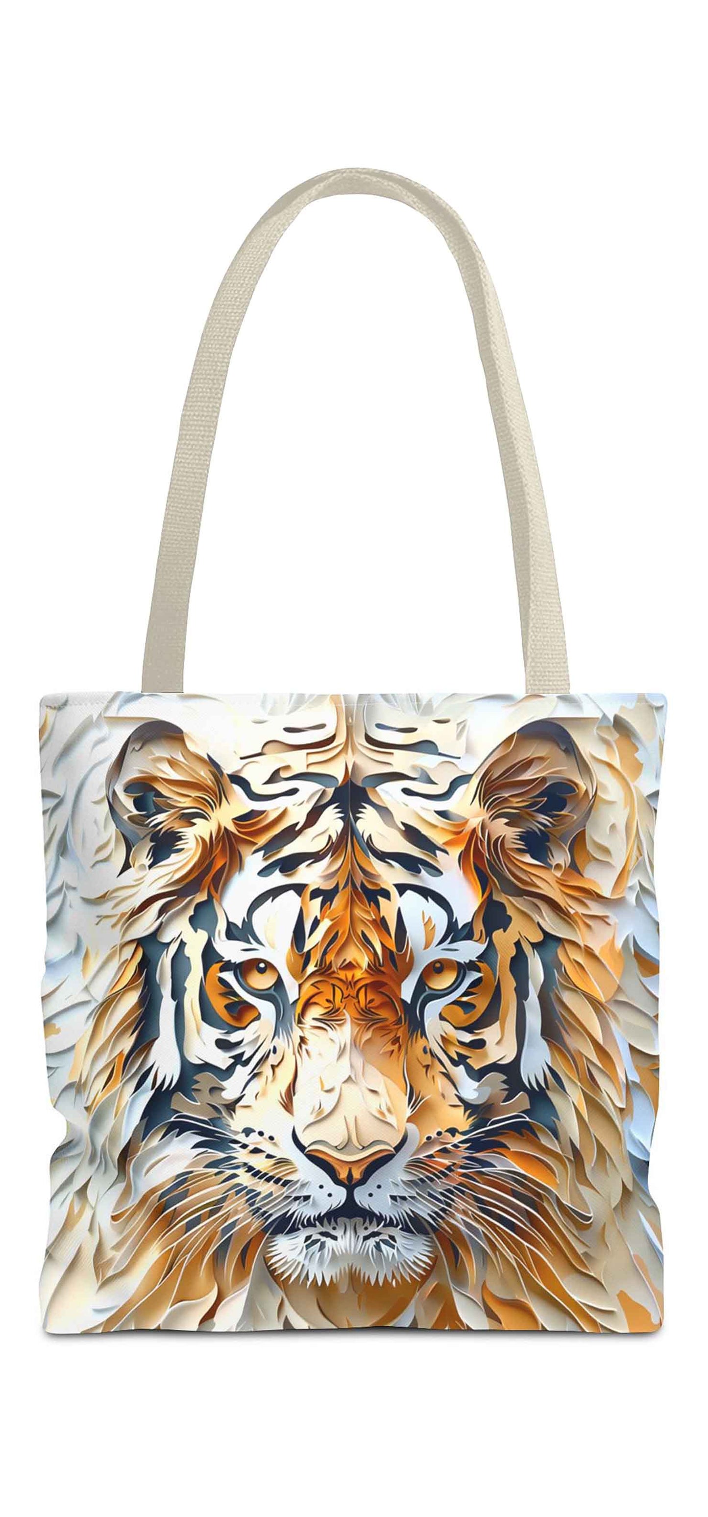 Intricate Tiger Art Tote Bag