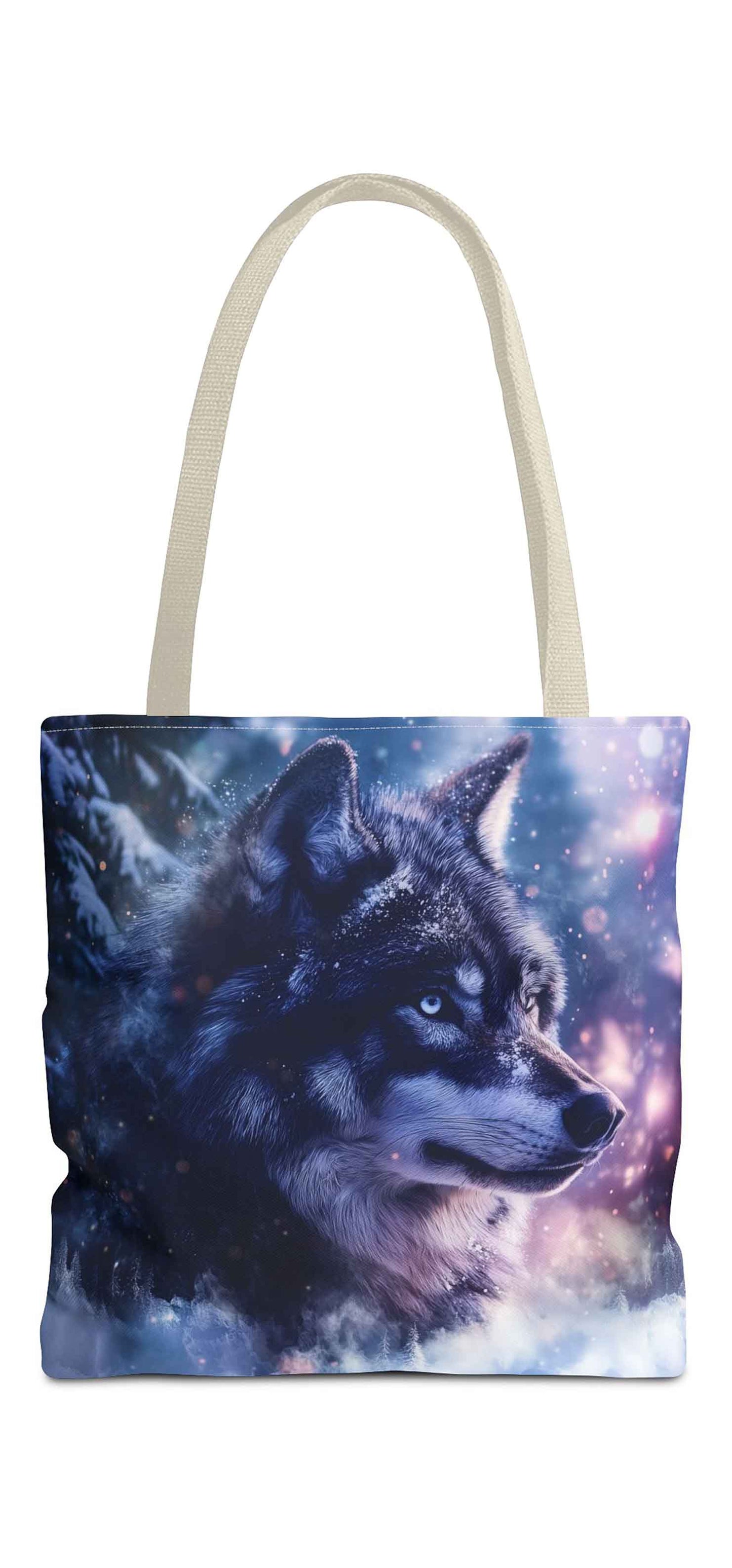 Frosted Wolf Tote Bag