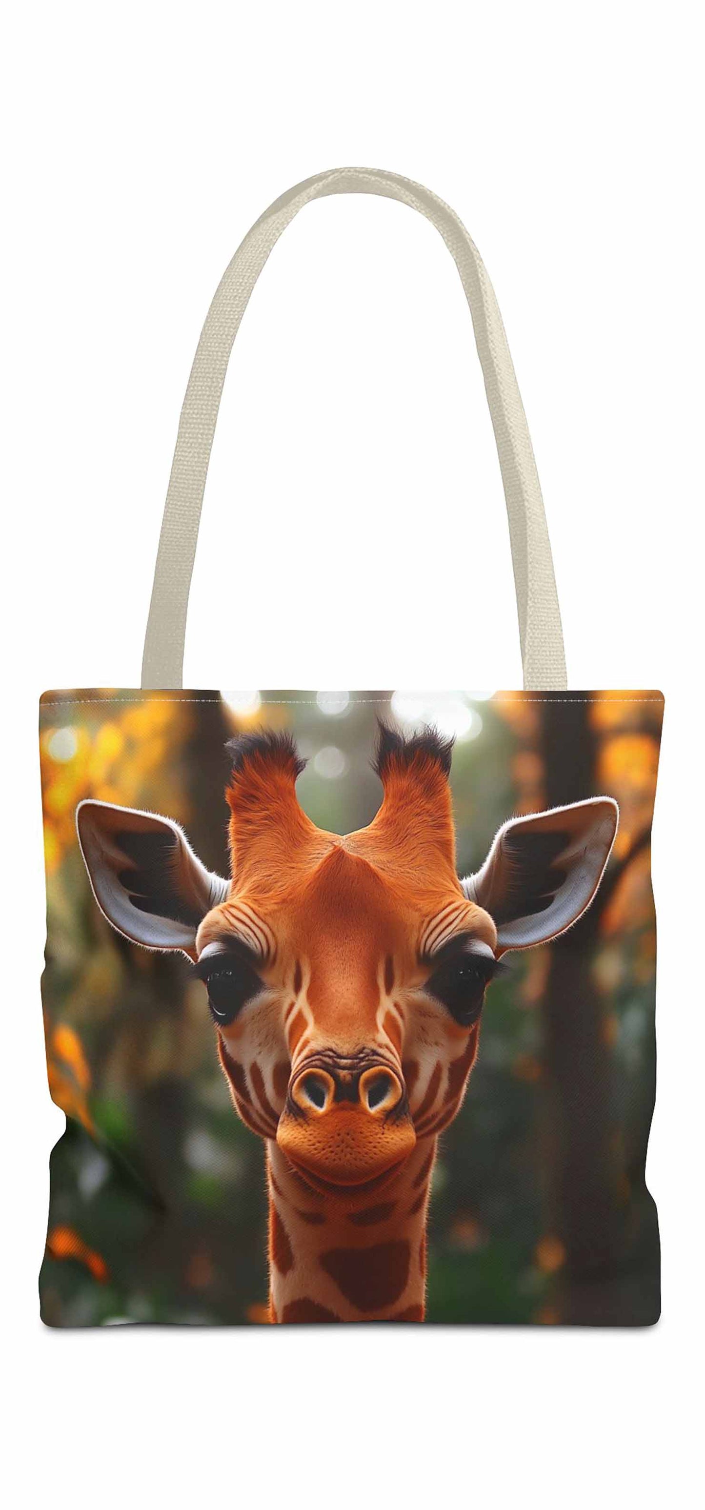Curious Giraffe Tote Bag
