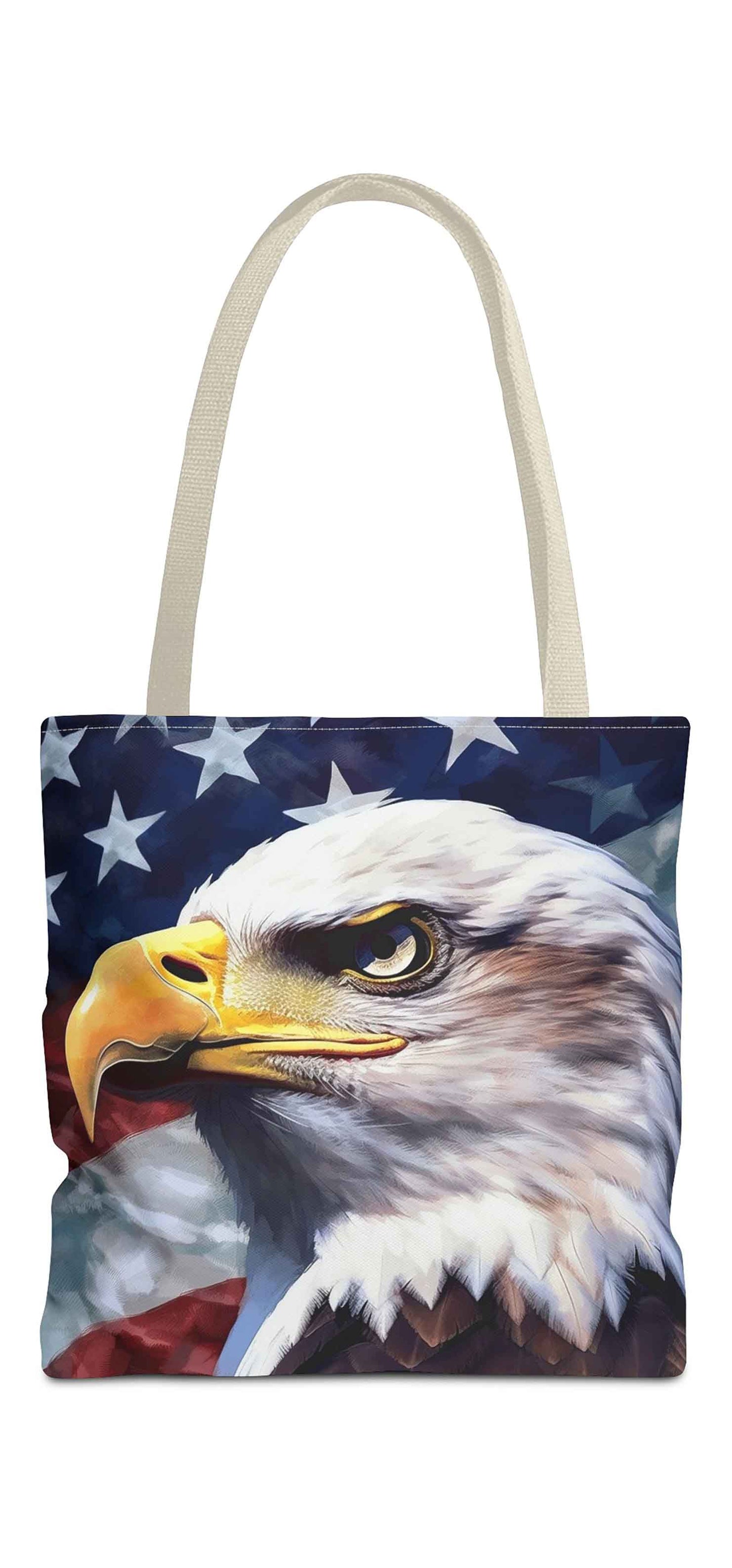 Stars & Feathers Eagle Tote Bag
