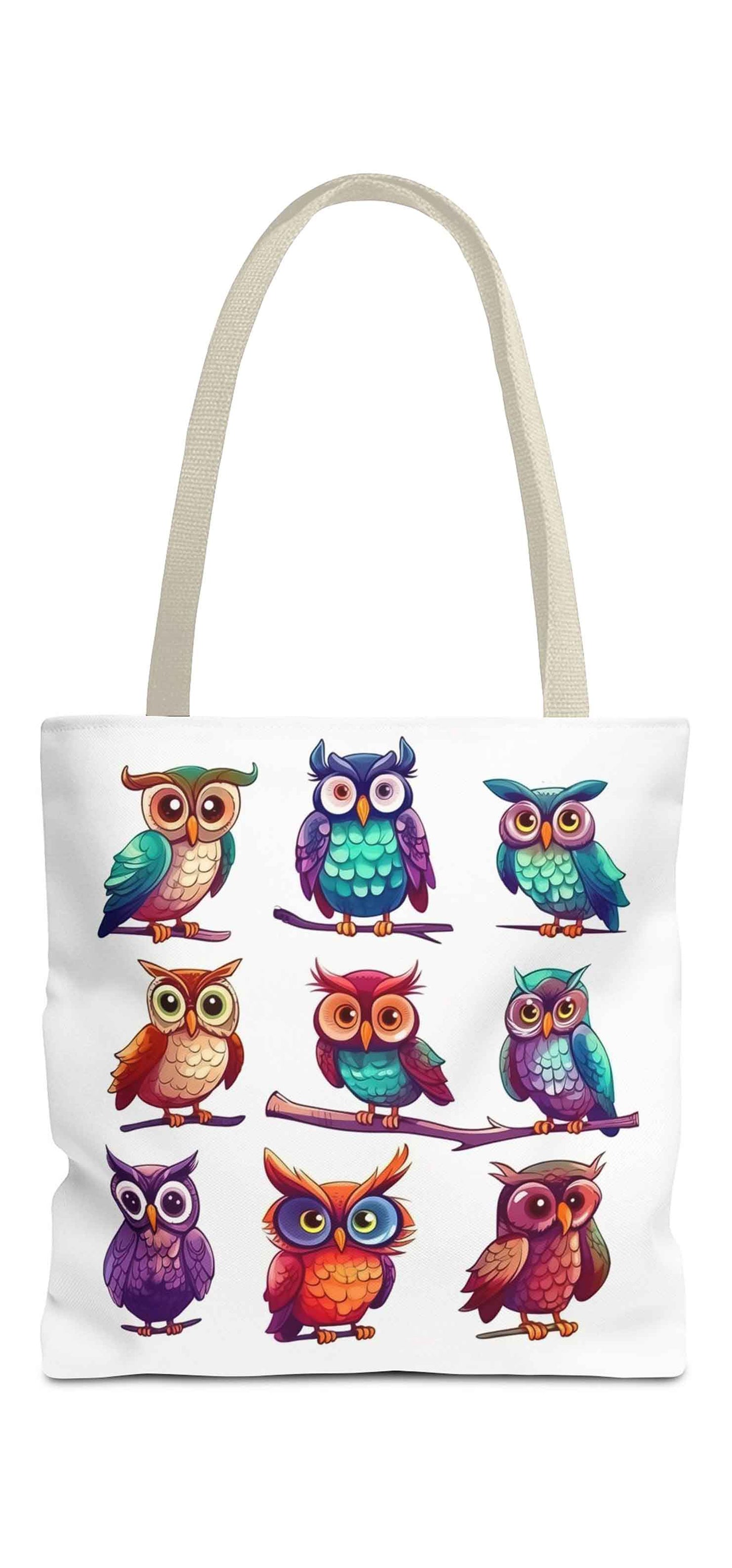 Feather Fiesta Owl Tote Bag