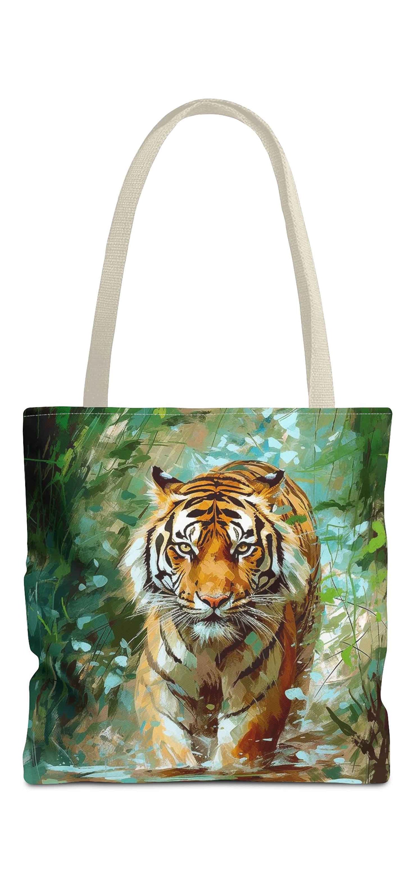 Through the River Tiger Tote Bag