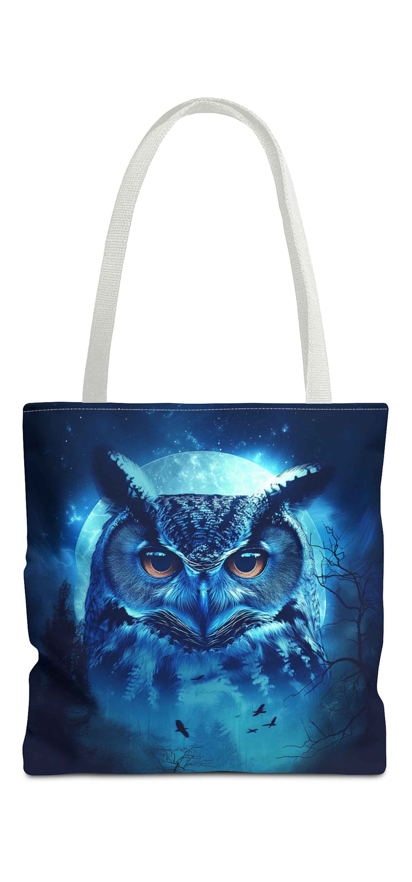 Moonlit Guardian Owl Tote Bag