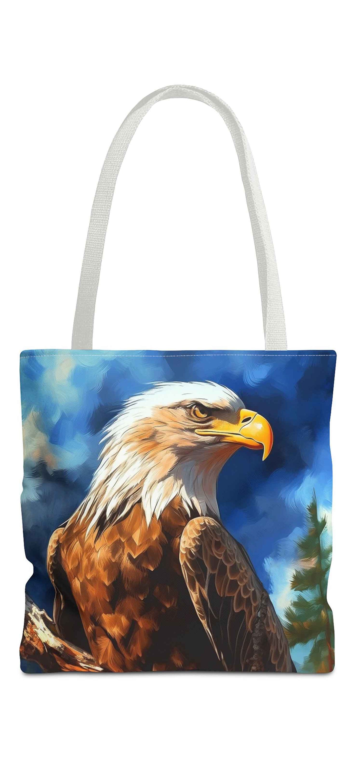 Surreal Stare Eagle Tote Bag