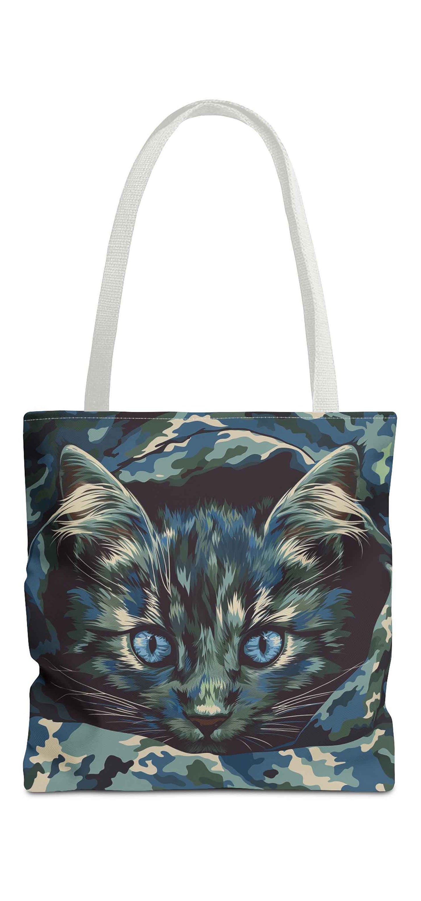 Camo Cat Tote Bag