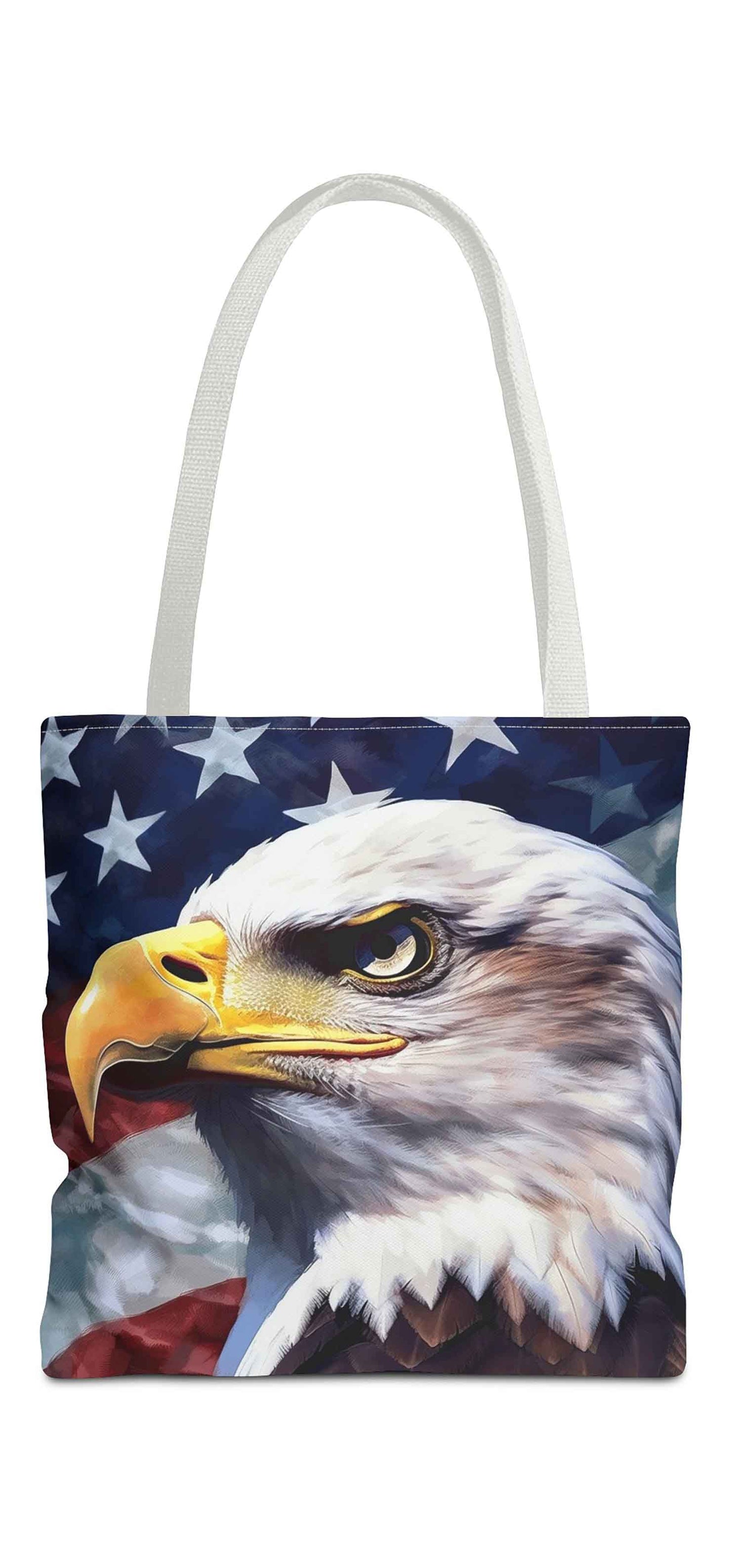 Stars & Feathers Eagle Tote Bag