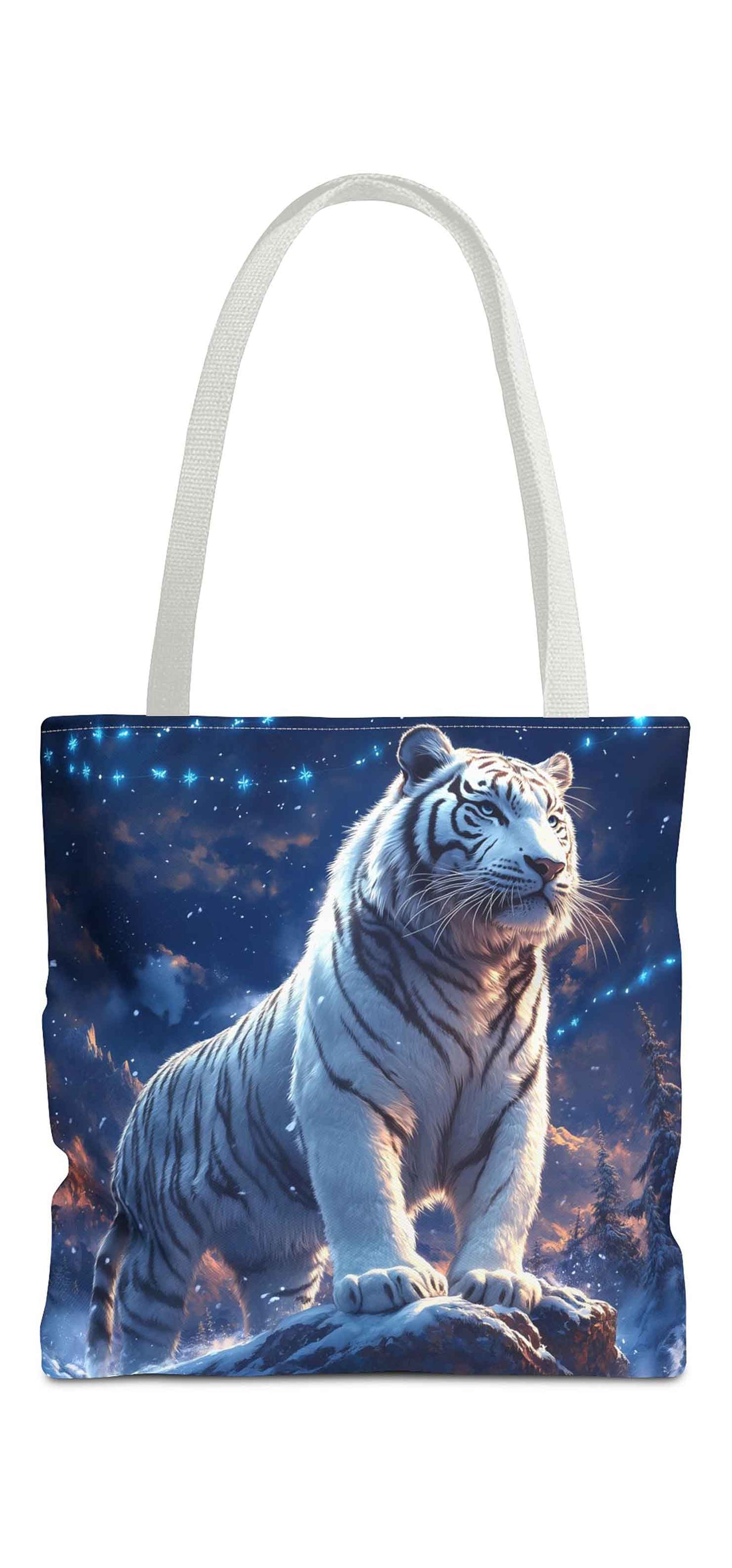 Frost Guardian Tiger Tote Bag