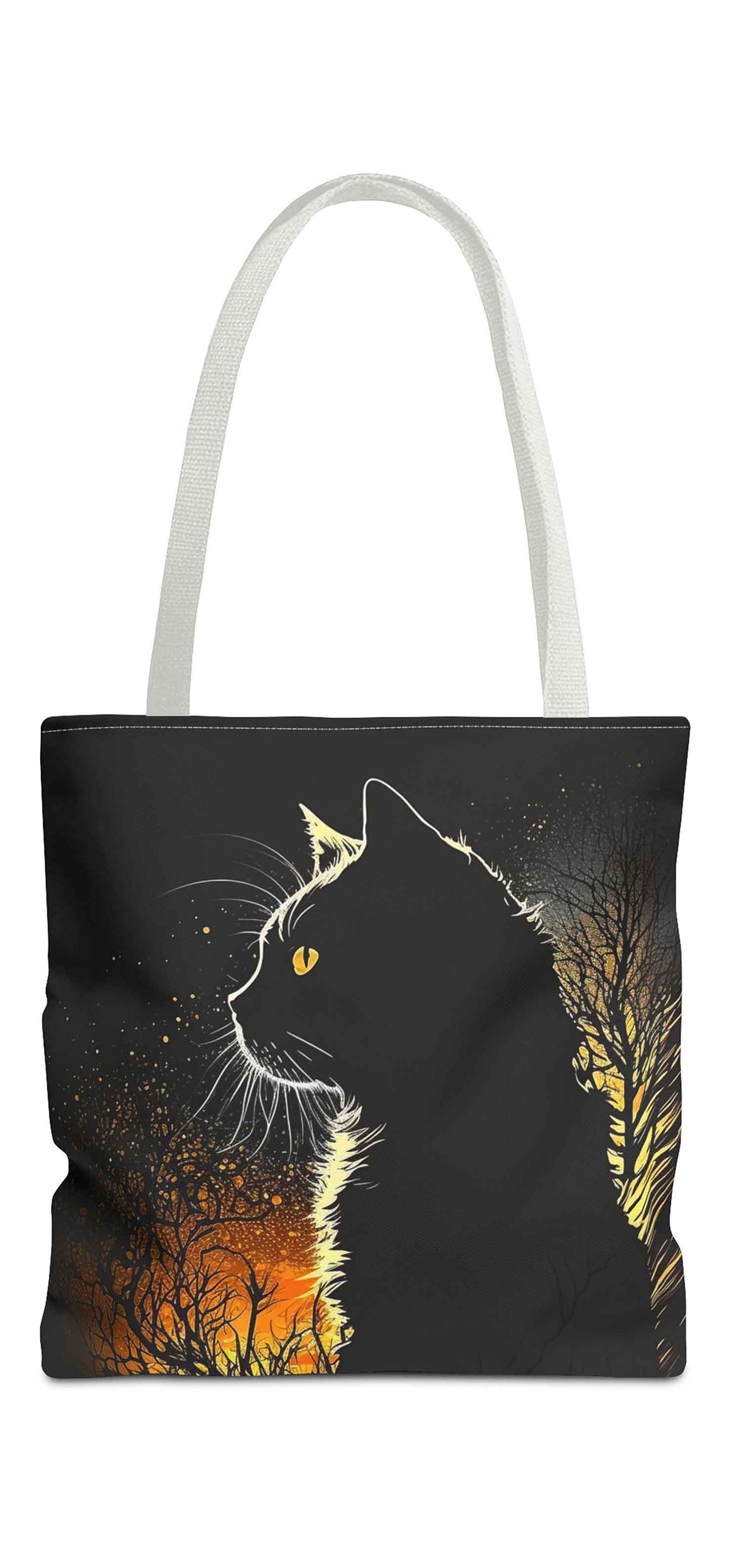 Nighttime Feline Tote Bag