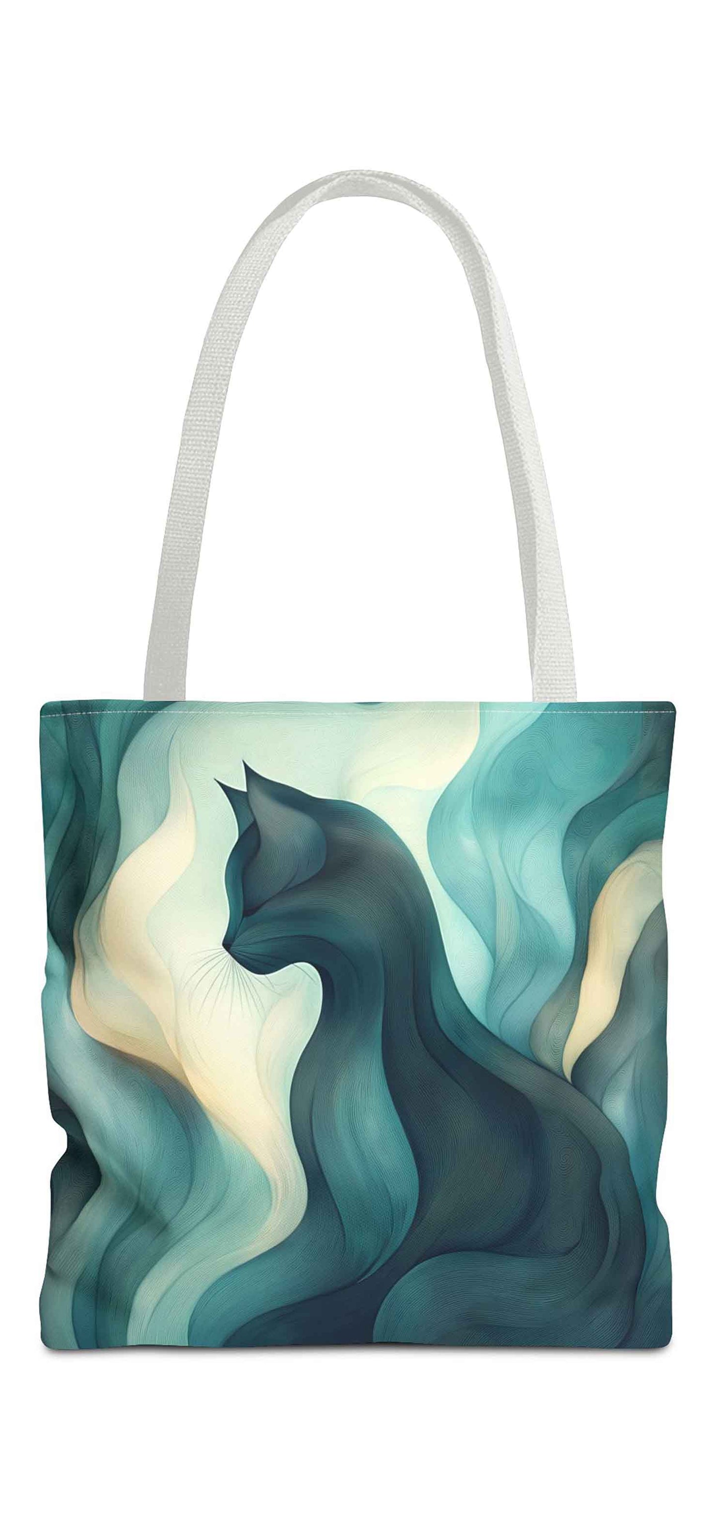 Abstract Cat Art Tote Bag