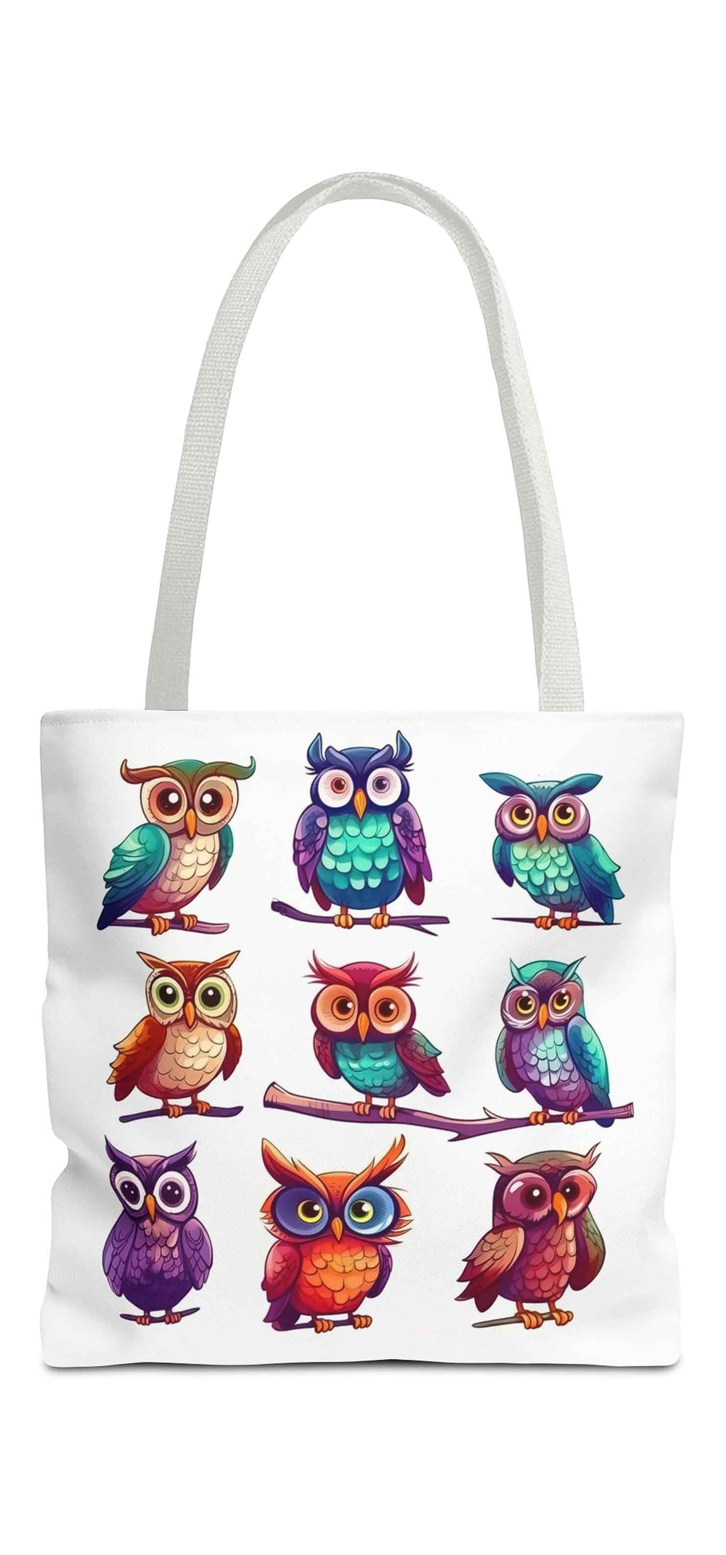 Feather Fiesta Owl Tote Bag
