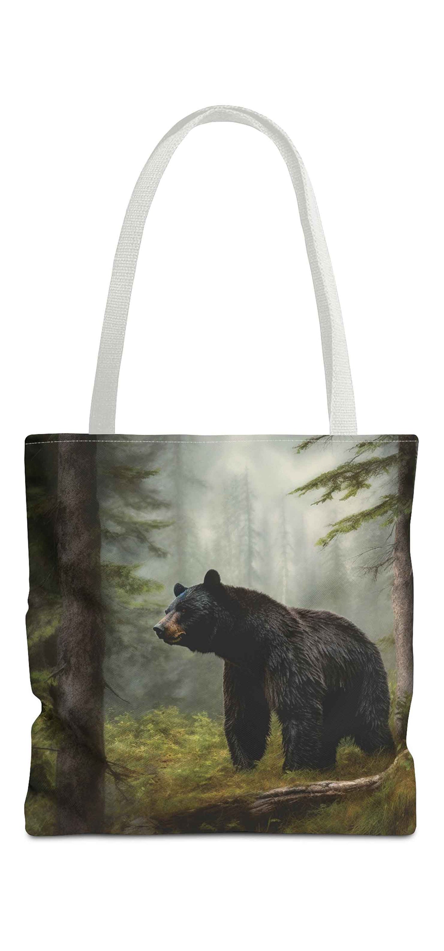 Wildwood Black Bear Tote Bag